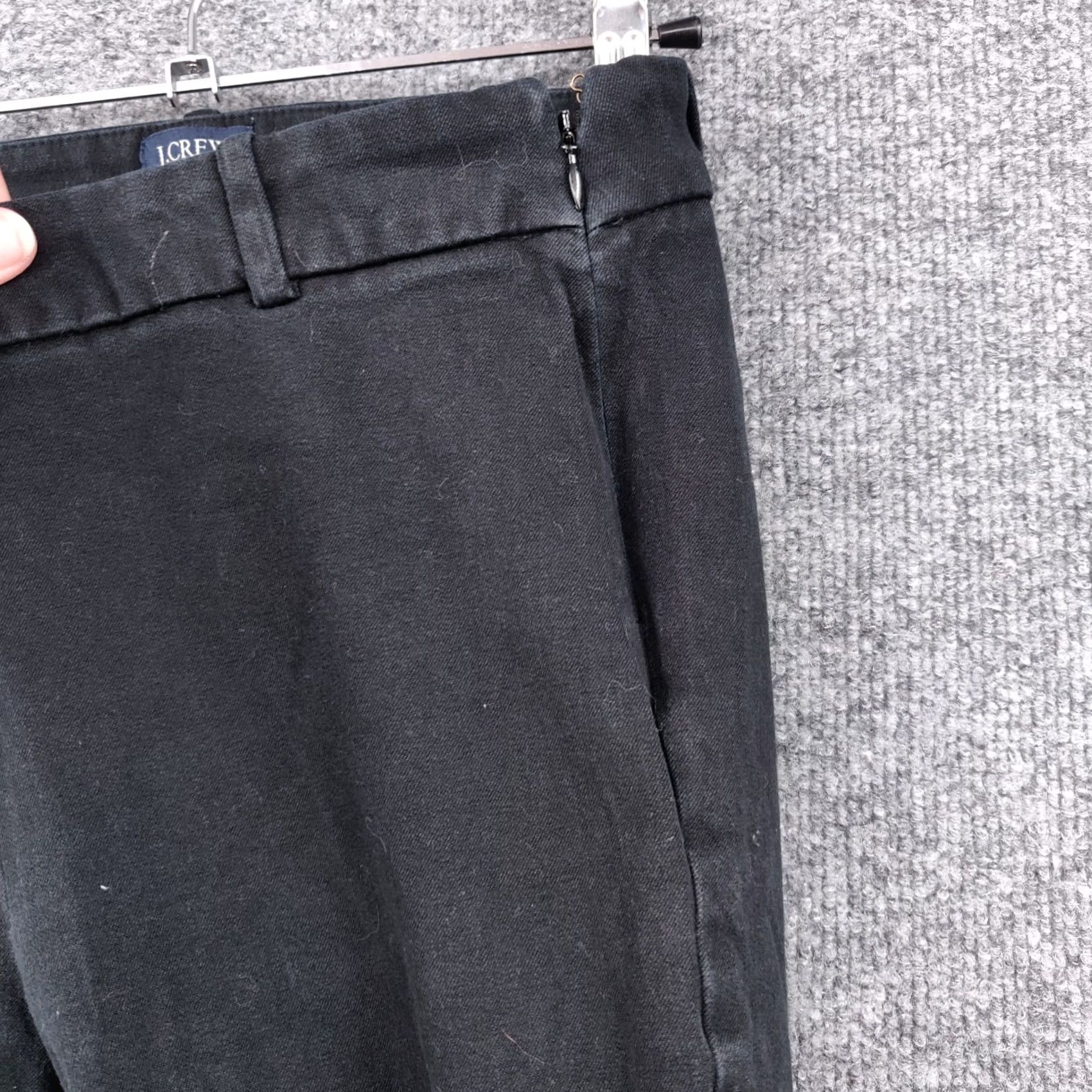 J.Crew J.CREW Pants Womens 6 Black Winnie Cropped Mid Rise Skinny Lined Front Flat Casual Pants Womens Size 28" / US 6 / IT 42 - 5 Thumbnail