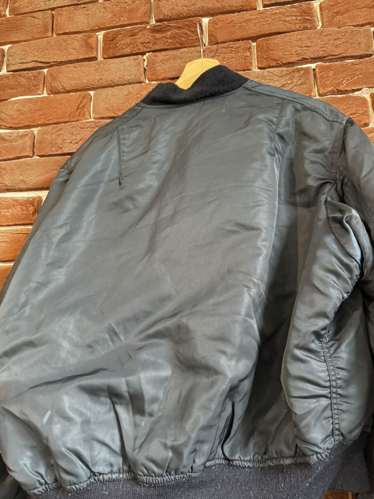 Alpha Industries 90s Alpha Industries Ma1 Flyer Vintage Nylon Bomber Jacket Size US XL / EU 56 / 4 - 10 Thumbnail