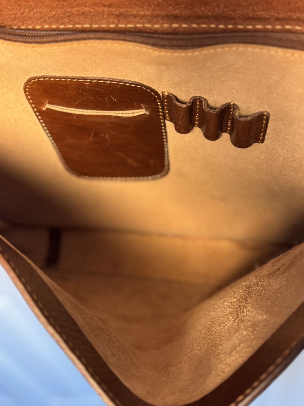 Other Italian leather briefcase - Cognac Color - Great Condition Size ONE SIZE - 10 Thumbnail