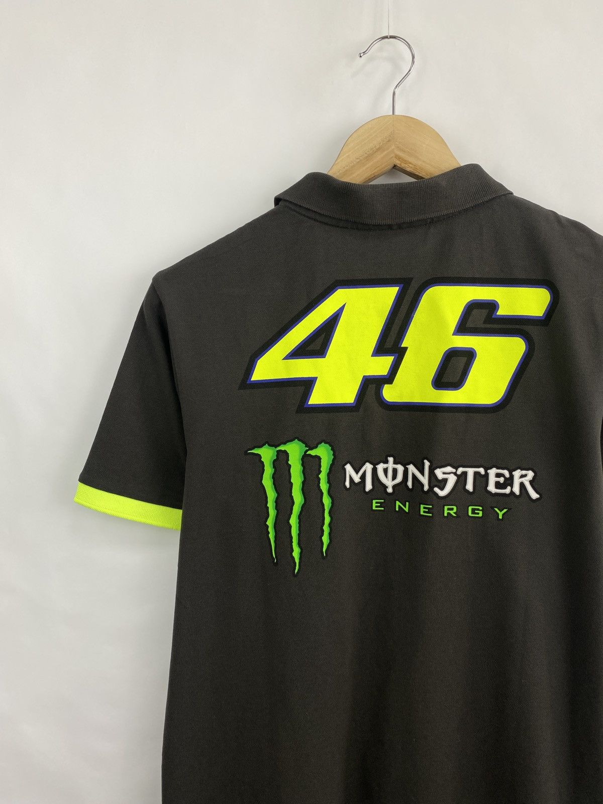 Yamaha Vintage Y2K Monster Energy Valentino Rossi 46 Polo T-Shirt Size US M / EU 48-50 / 2 - 2 Thumbnail