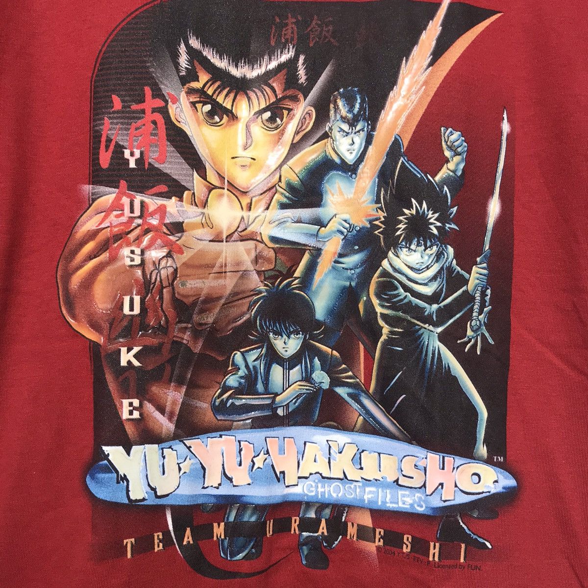 Anime × ODM × Vintage Vintage Anime Shirt Yu Yu Hakusho Team Urameshi 2004 Size US S / EU 44-46 / 1 - 3 Thumbnail