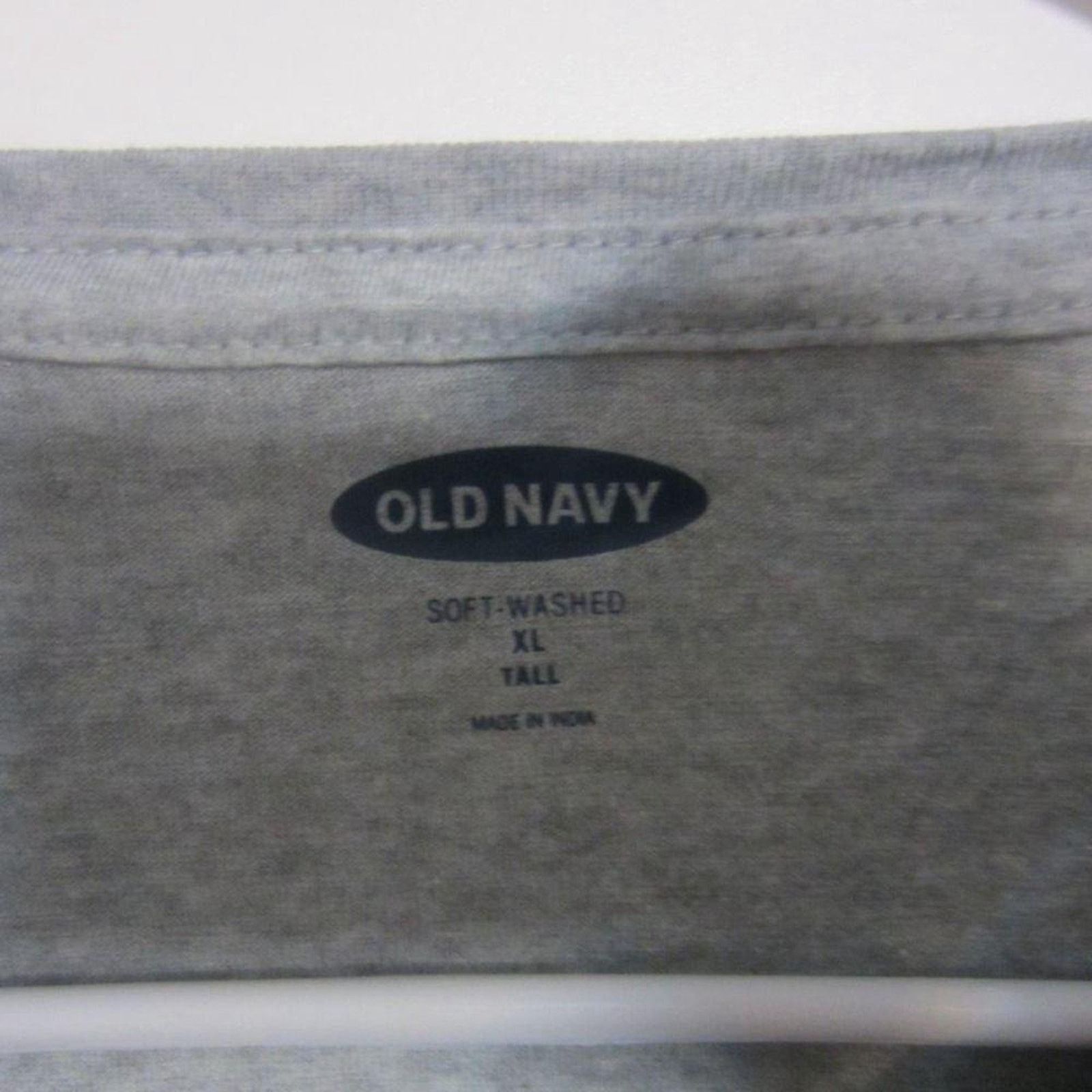 Old Navy Old Navy T-Shirt Soft-Washed Gray Basic XL Tall Size US XL / EU 56 / 4 - 4 Thumbnail