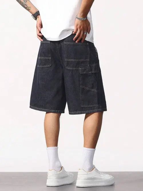 Japanese Brand × Vintage RETRO vintage jeans Y2K denim shorts Size US 34 / EU 50 - 1 Thumbnail