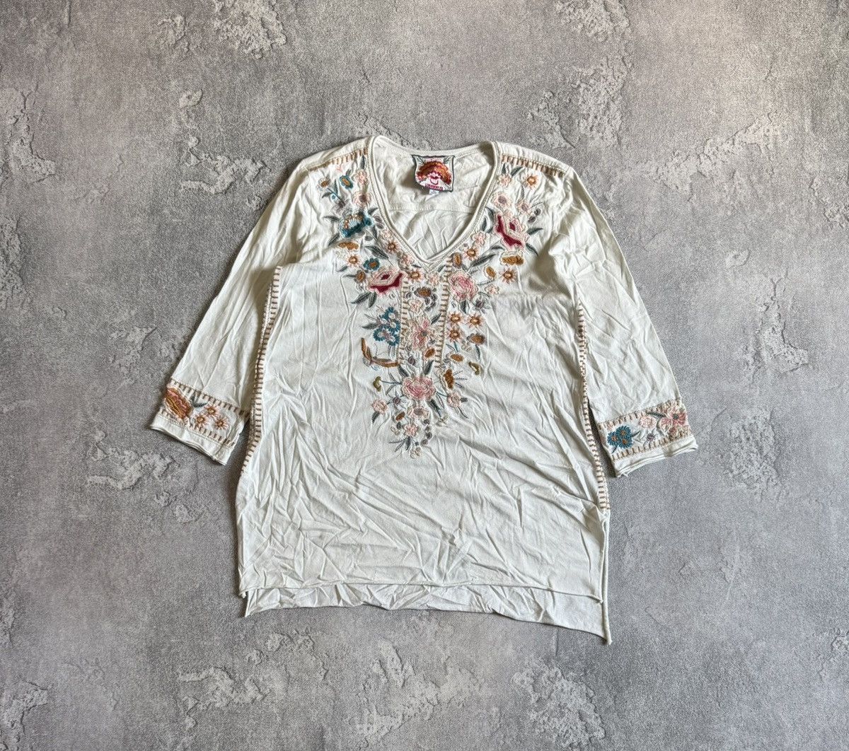 Johnny Was Johnny Was XS knitwear flowers shirt blouse pullover jumper Size XS / US 0-2 / IT 36-38 - 7 Thumbnail