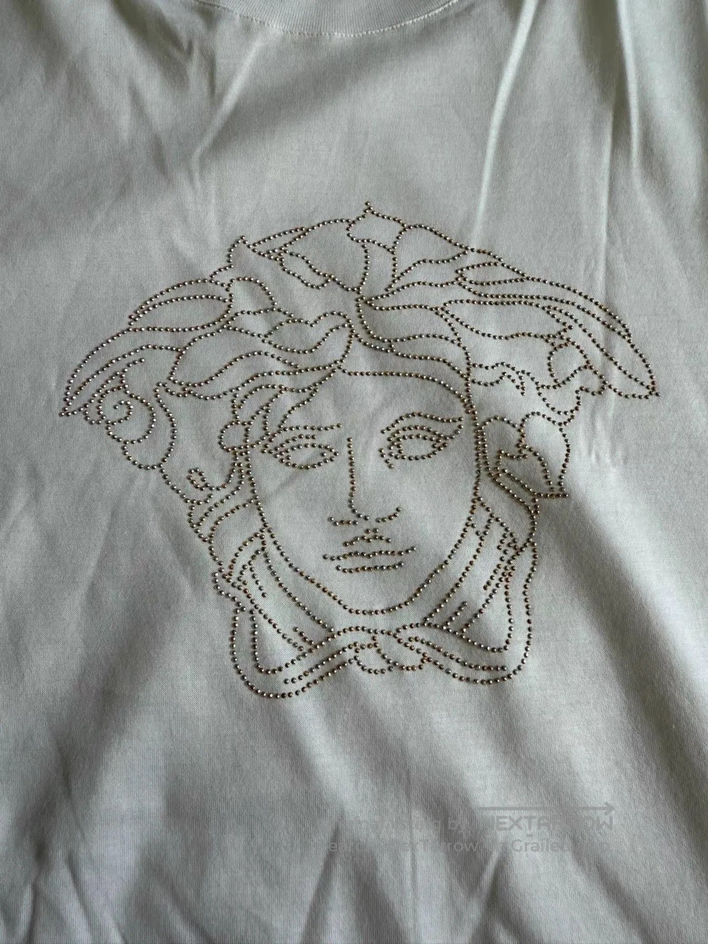 Versace White Short Sleeve Medusa Head Graphic Tee. Size US S / EU 44-46 / 1 - 4 Thumbnail