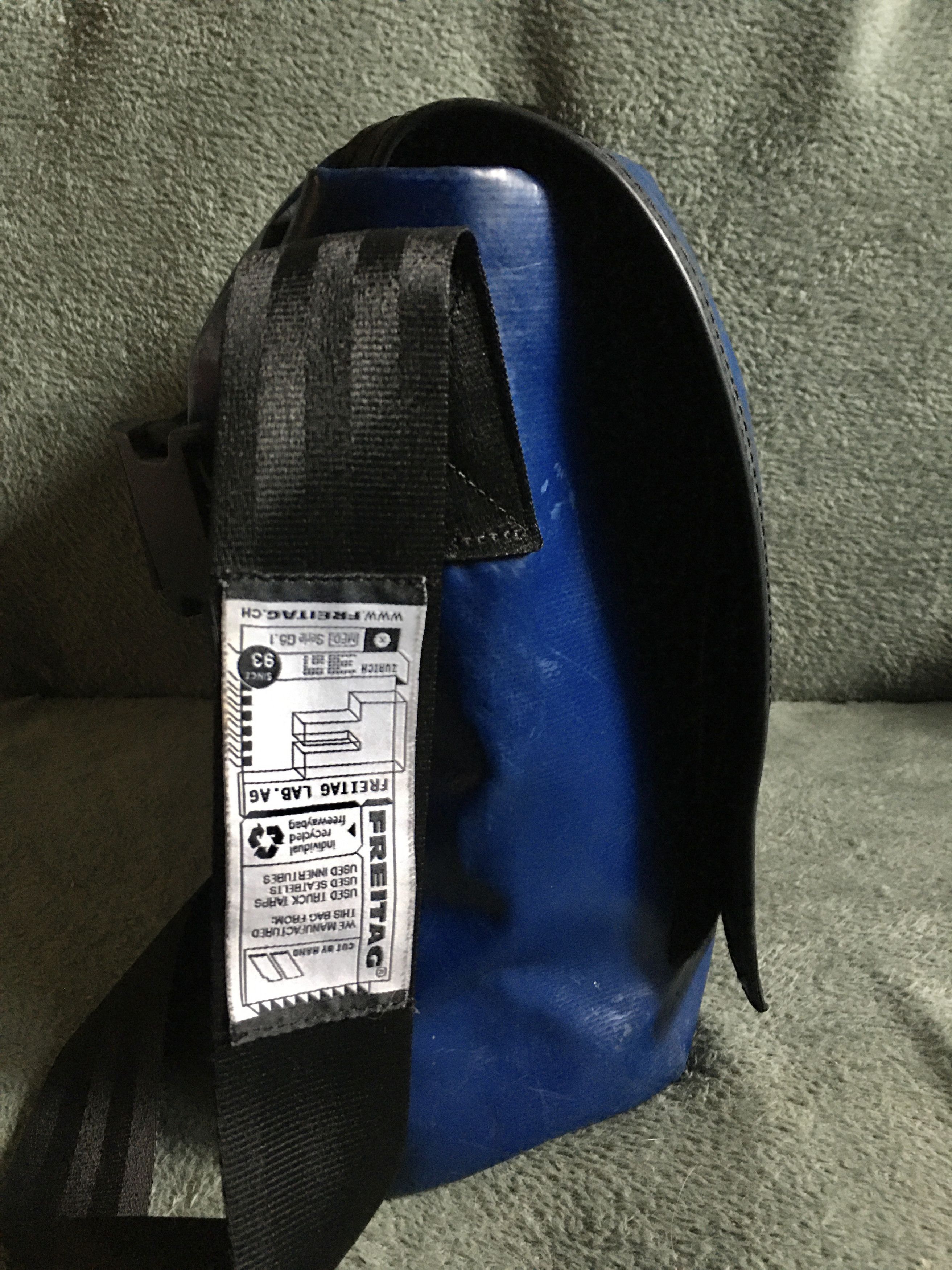 Freitag FREITAG F12 Dragnet Blue Recycle Material Shoulder Bag Size ONE SIZE - 8 Thumbnail