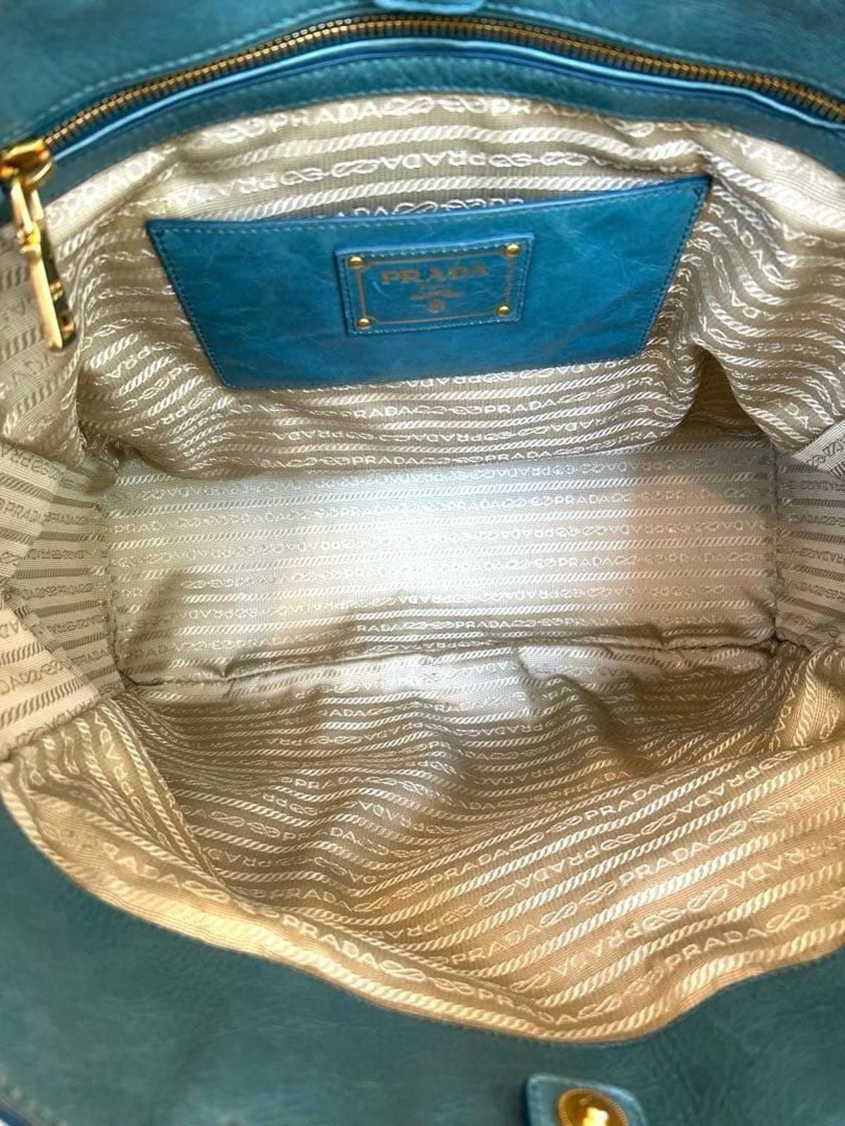 Prada Prada - Leather Tote Bag Size ONE SIZE - 5 Thumbnail