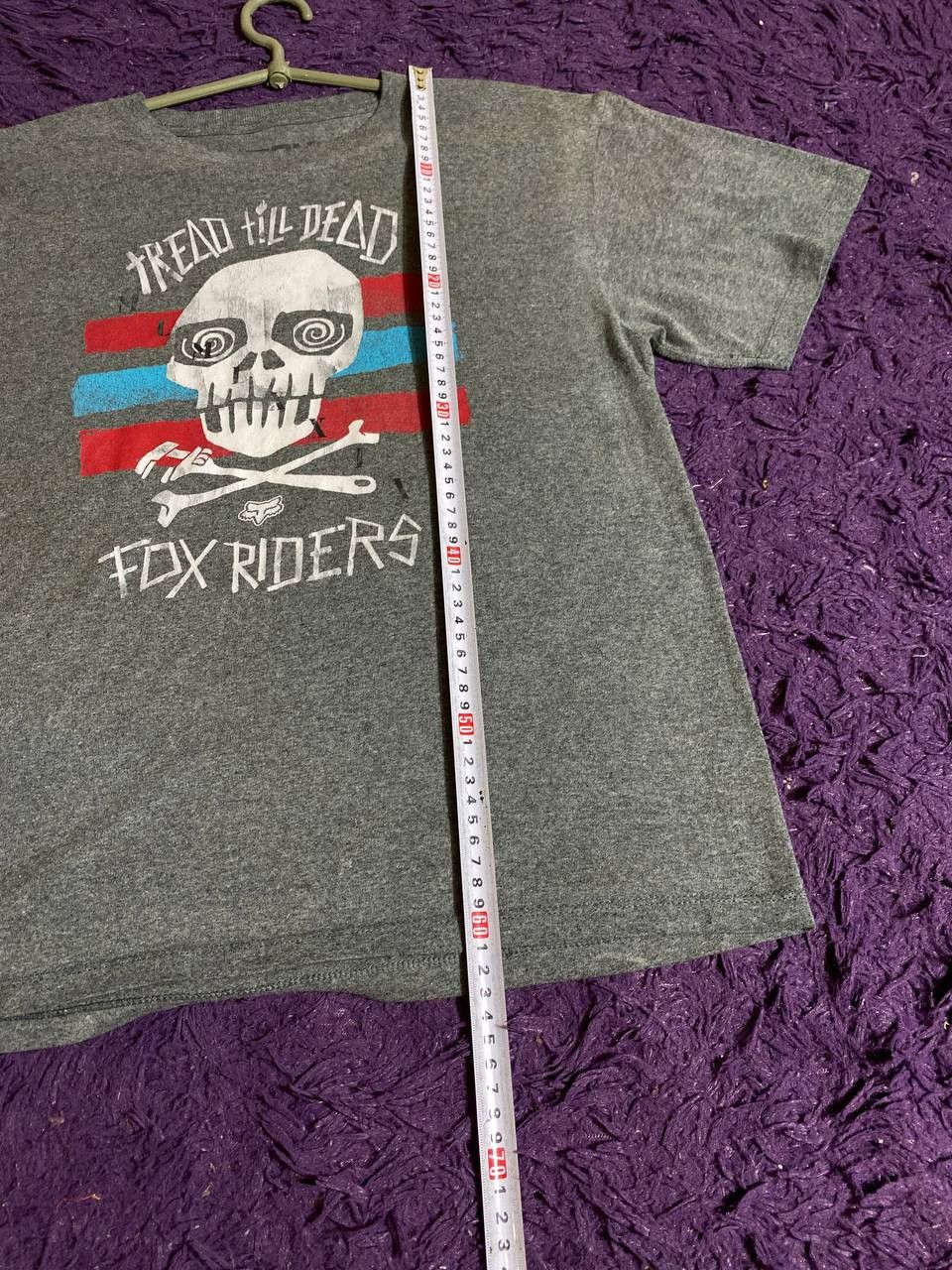 Fox Racing × Vintage Crazy vintage y2k fox racing skater grunge goth t-shirt Size US XL / EU 56 / 4 - 8 Thumbnail