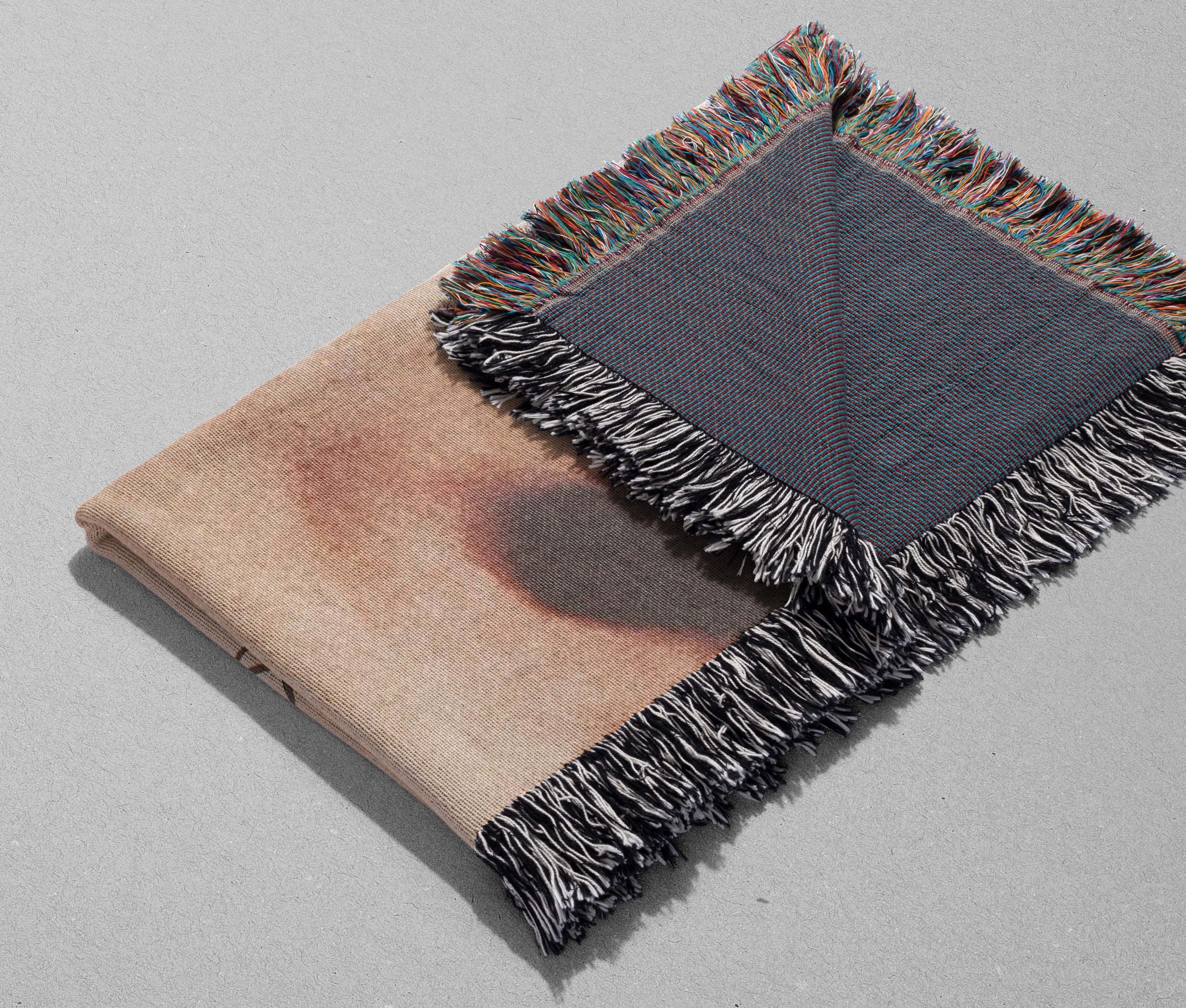 Yohji Yamamoto Yohji Yamamoto Blanket Woven Jacquard Art Fashion Gift Logo Size ONE SIZE - 4 Thumbnail