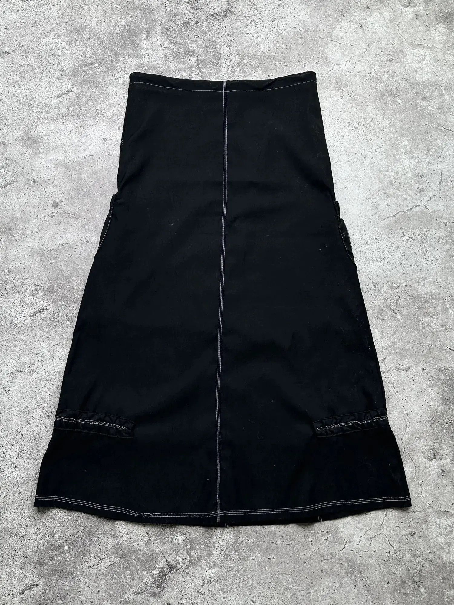 Japanese Brand Vintage Flare Skirt With Bondage C237(V646)(E8) Size 27" / US 4 / IT 40 - 5 Thumbnail