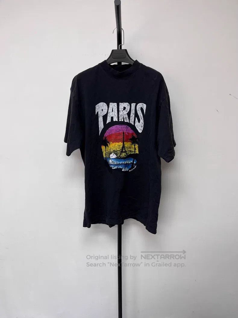 Balenciaga Balenciaga Alphabet Building Print Short Sleeve T-Shirt Size US S / EU 44-46 / 1 - 1 Thumbnail