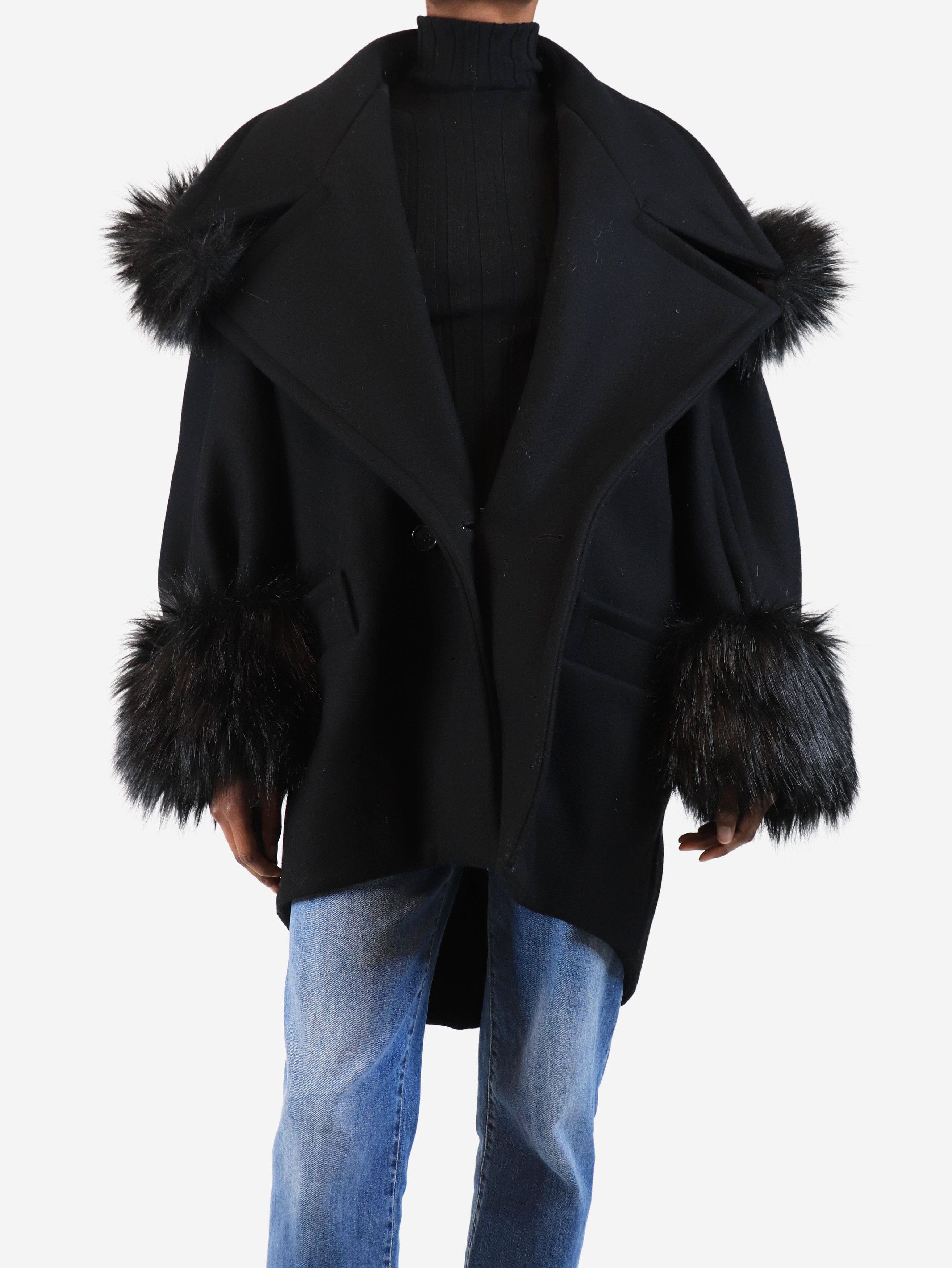 Other Black wool coat - UK 6 Size XS / US 0-2 / IT 36-38 - 1 Thumbnail
