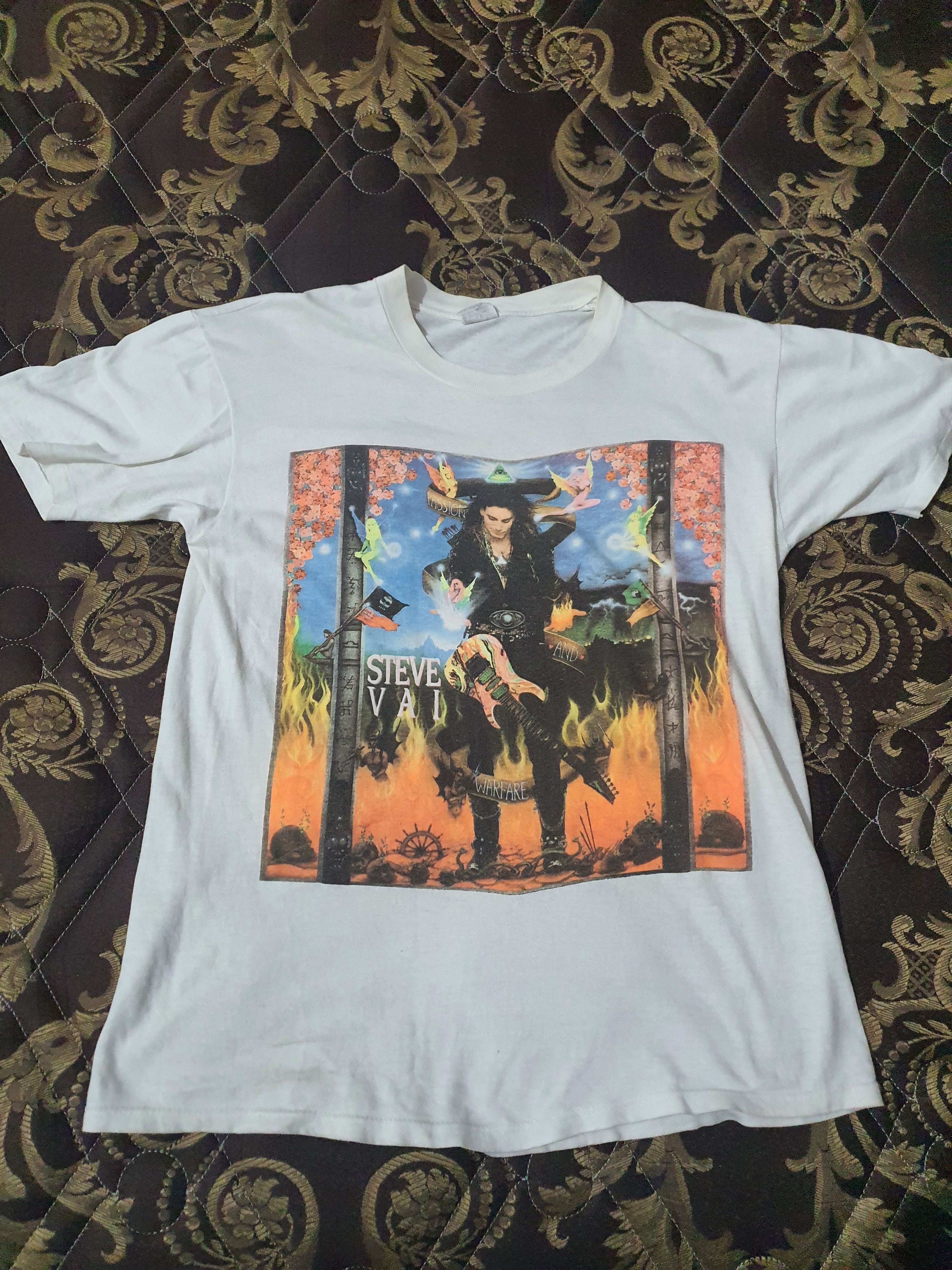 Band Tees 🌹 Steve Vai 🌹 Size US L / EU 52-54 / 3 - 2 Thumbnail