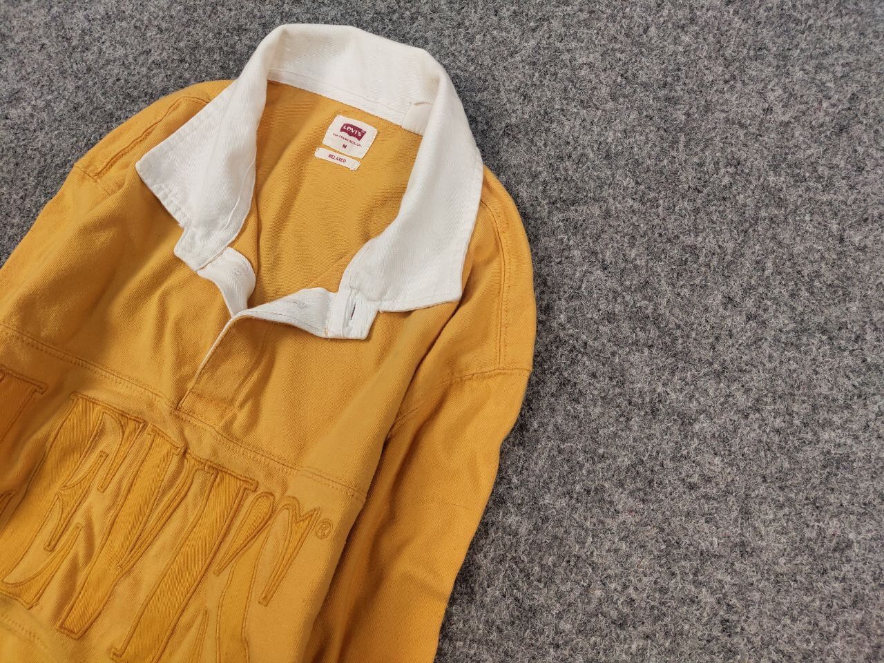 Levi's Vintage Levis Rugby long sleeve Polo shirts 90s Y2K Style Size US M / EU 48-50 / 2 - 4 Thumbnail