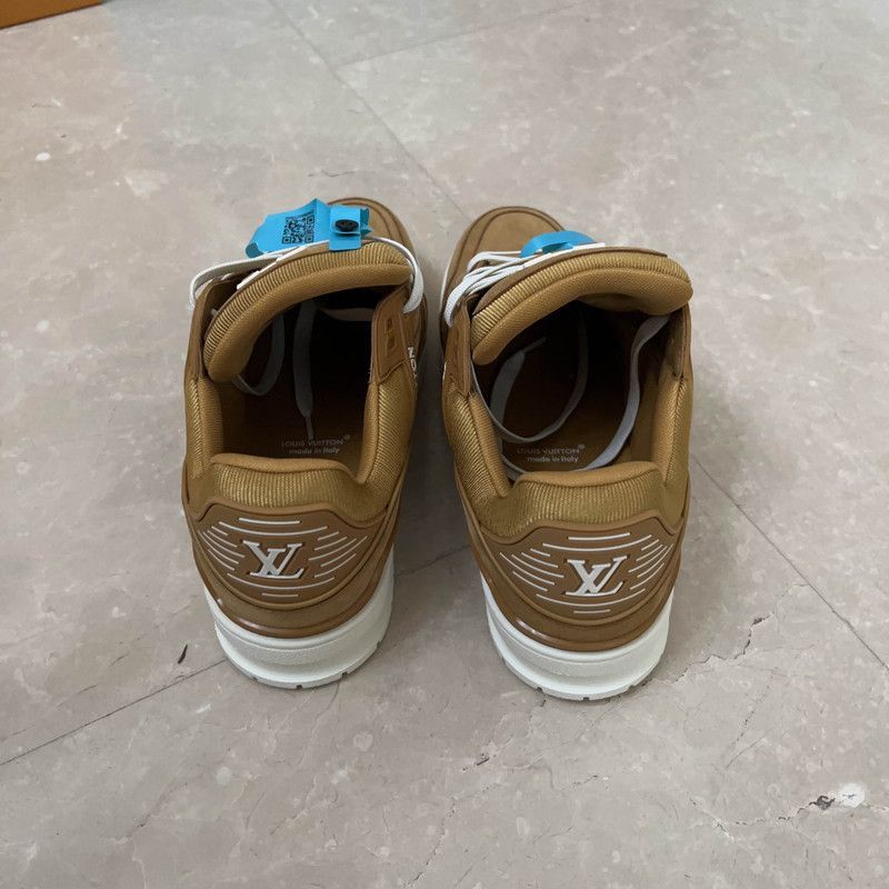 Louis Vuitton Louis Vuitton Trainer Low Top Sneakers in Orange -2508 Size US 8 / EU 41 - 3 Thumbnail