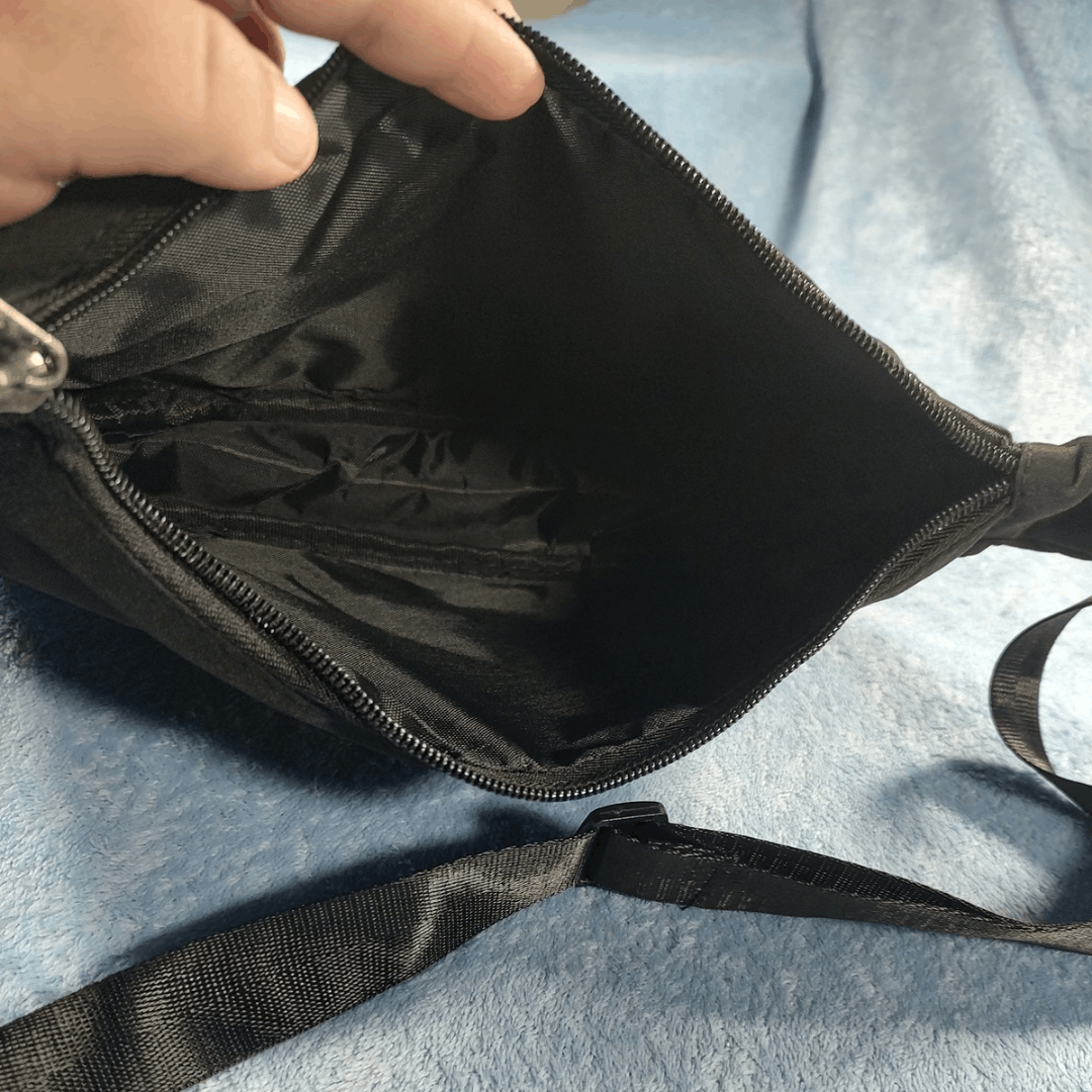 Japanese Brand Large Capacity Crossbody Half Moon Waterproof Bag Size ONE SIZE - 8 Thumbnail
