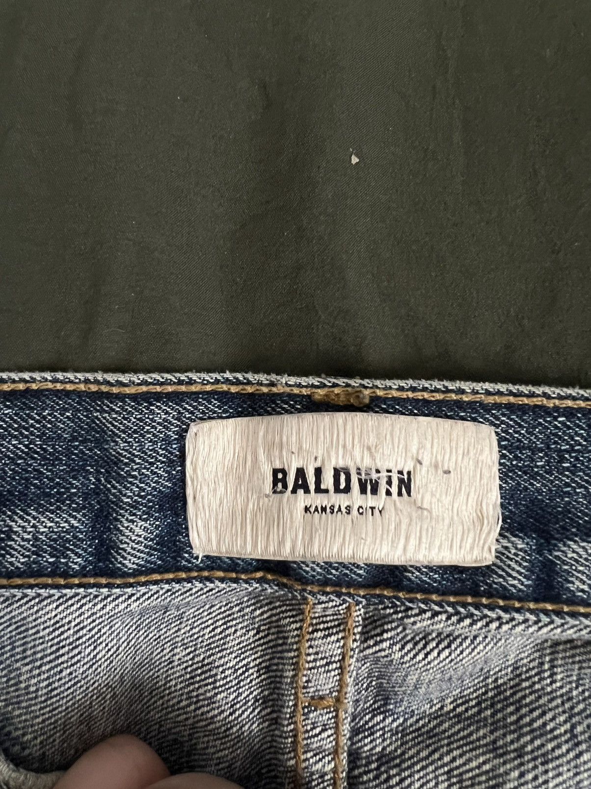 Baldwin BALDWIN SLIM STRAIGHT DENIM PANTS Size US 28 / EU 44 - 4 Thumbnail