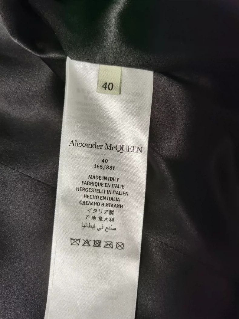 Alexander McQueen Alexander McQUEEN Black calf leather jacket with dust bag 2 Size XS / US 0-2 / IT 36-38 - 4 Thumbnail