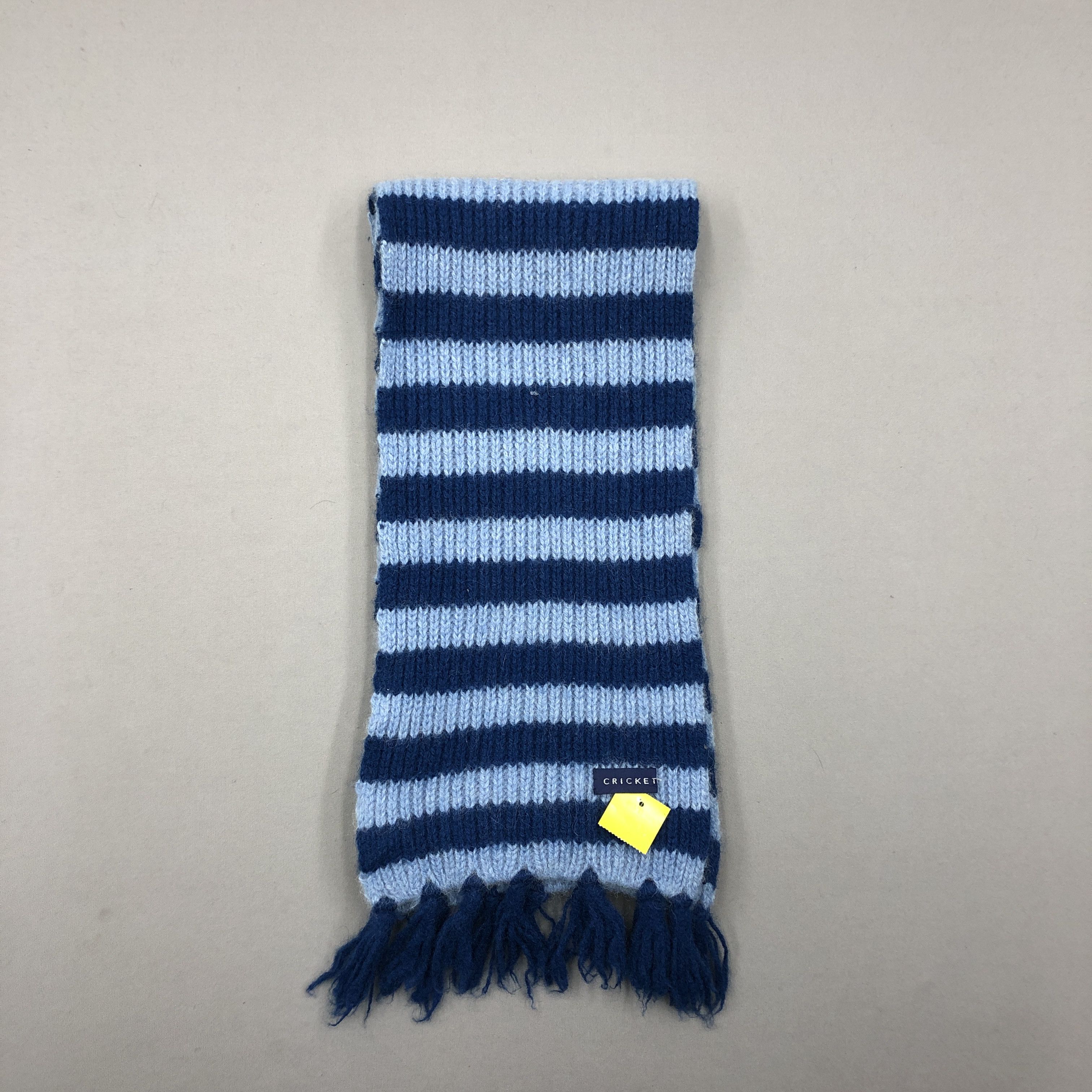 Vintage Vintage Cricket Scarf Ribbed Knits Wool Scarves Size ONE SIZE - 2 Thumbnail