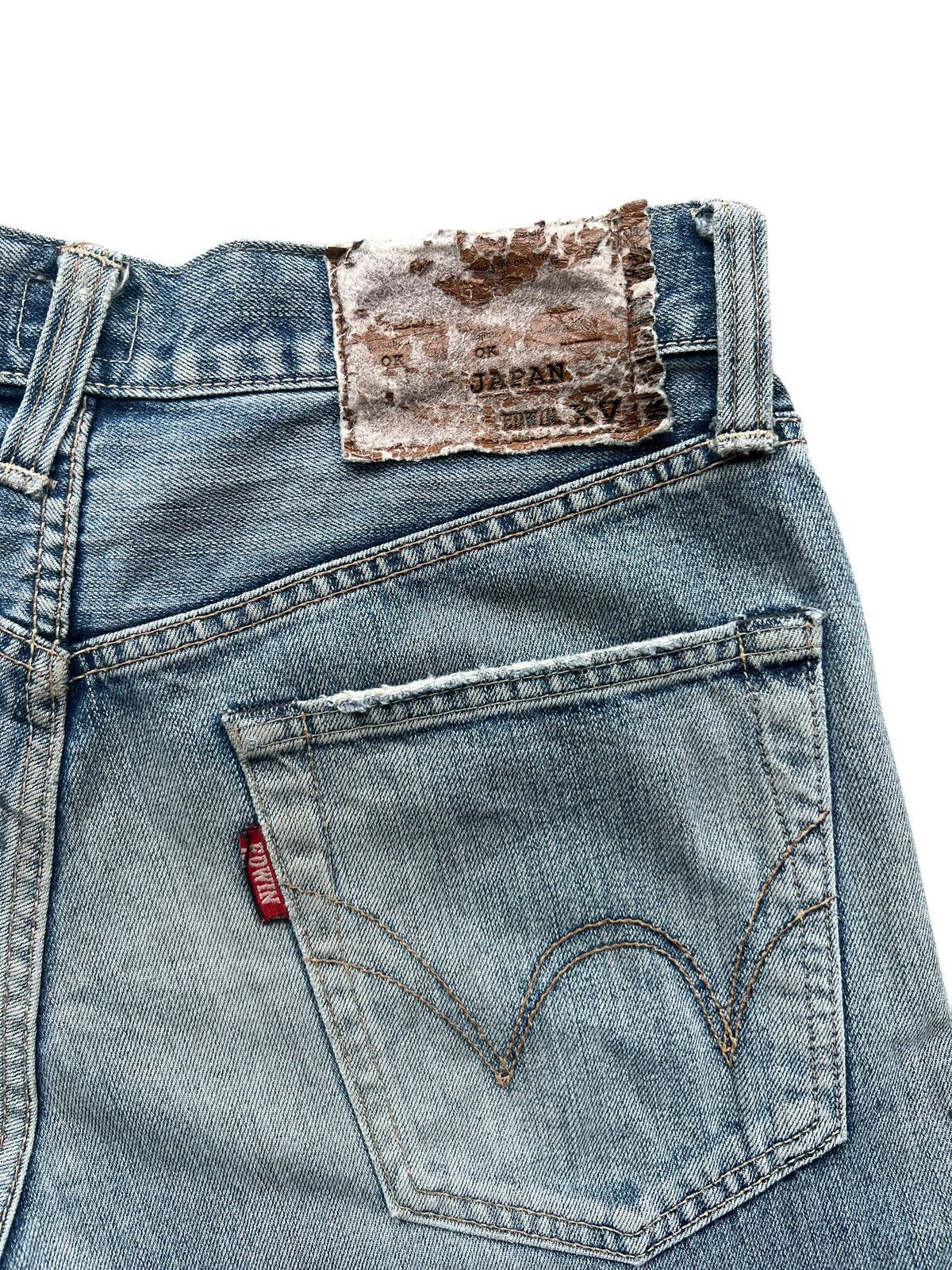 Edwin Vintage Edwin Distressed Denim Jeans 32x31.5 Size US 32 / EU 48 - 7 Thumbnail