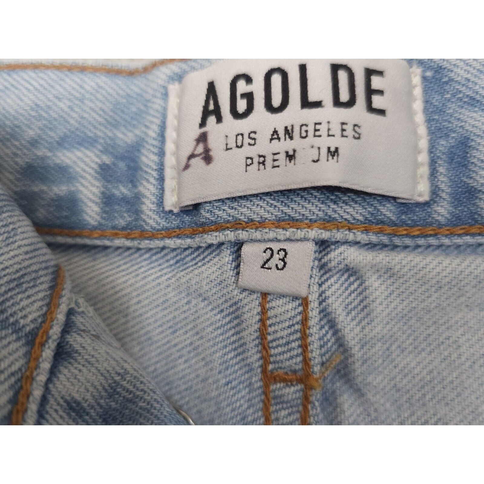 Agolde Agolde PARKER CUT OFF Denim In Broken Shorts Size 23 W 25 Size 23" - 7 Thumbnail
