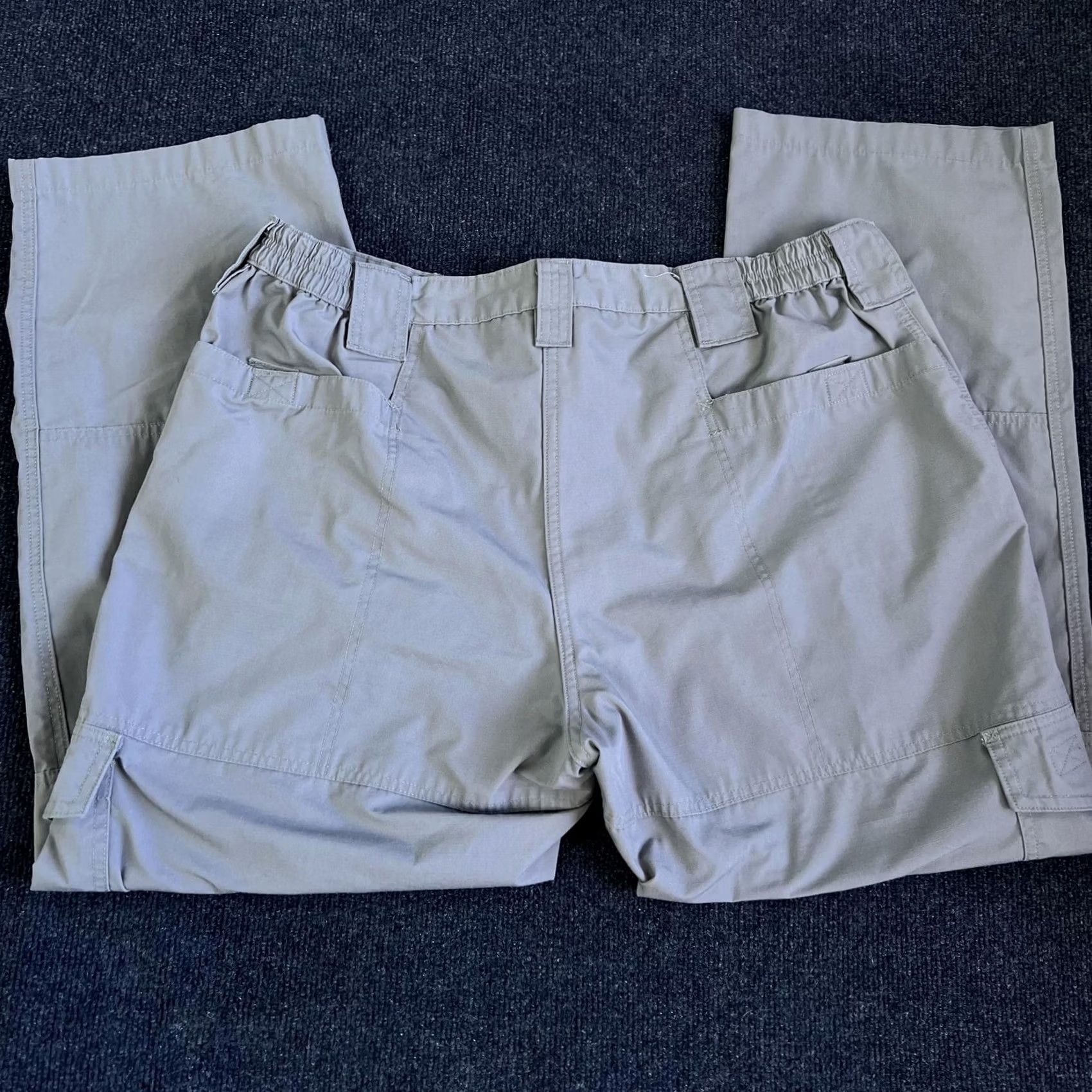 Propper VINTAGE: Propper Pants Womens 20 Gray Tactical Cargo Utility Ripstop Elastic Waist Size 42" / US 20 - 3 Thumbnail