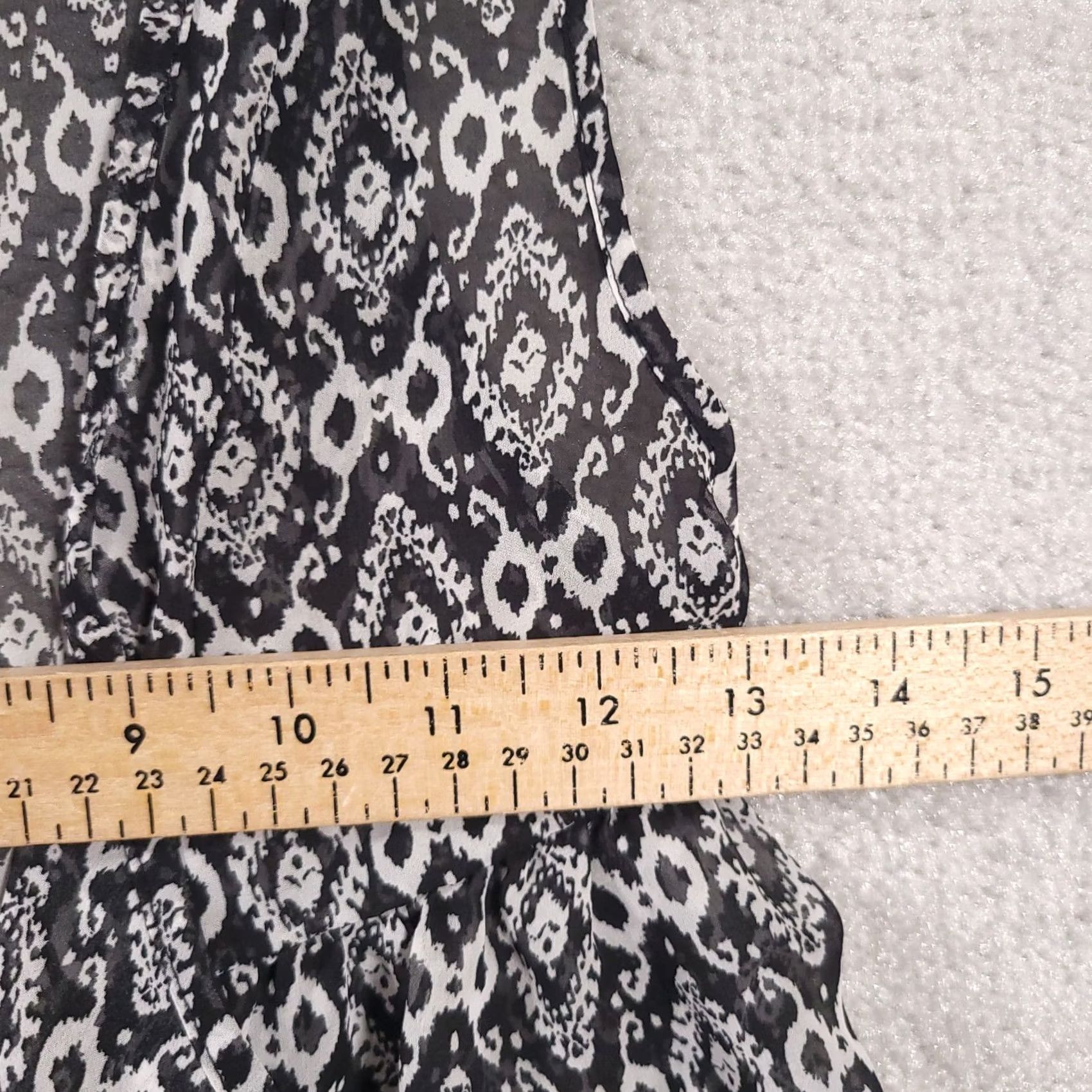 Vintage Maurices Open Front Cardigan Women's XS Black Grey Sleeveless Tank Lightweight Size XS / US 0-2 / IT 36-38 - 5 Thumbnail