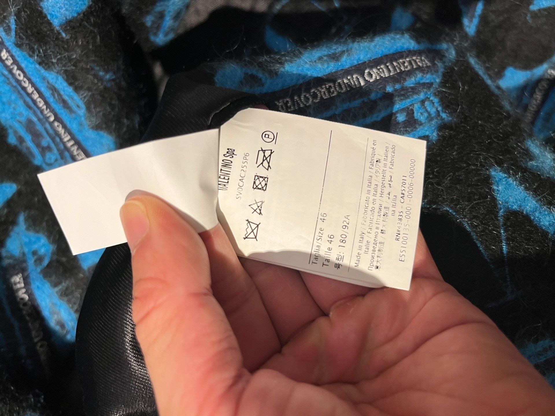 Valentino Valentino x Undercover Blue Long Coat Size US S / EU 44-46 / 1 - 4 Thumbnail