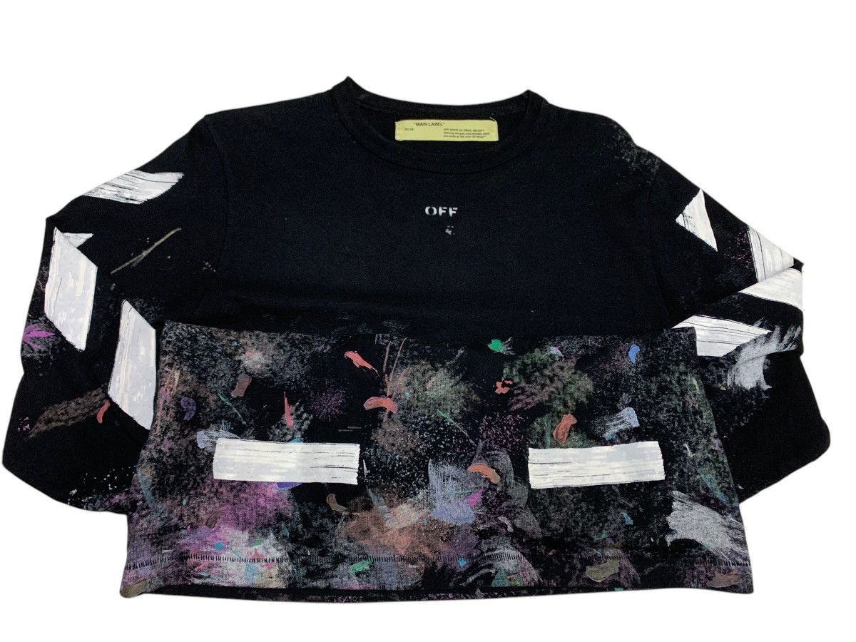 Off-White × Vintage Men’s off-white diag galaxy b long sleeve Size US S / EU 44-46 / 1 - 10 Thumbnail