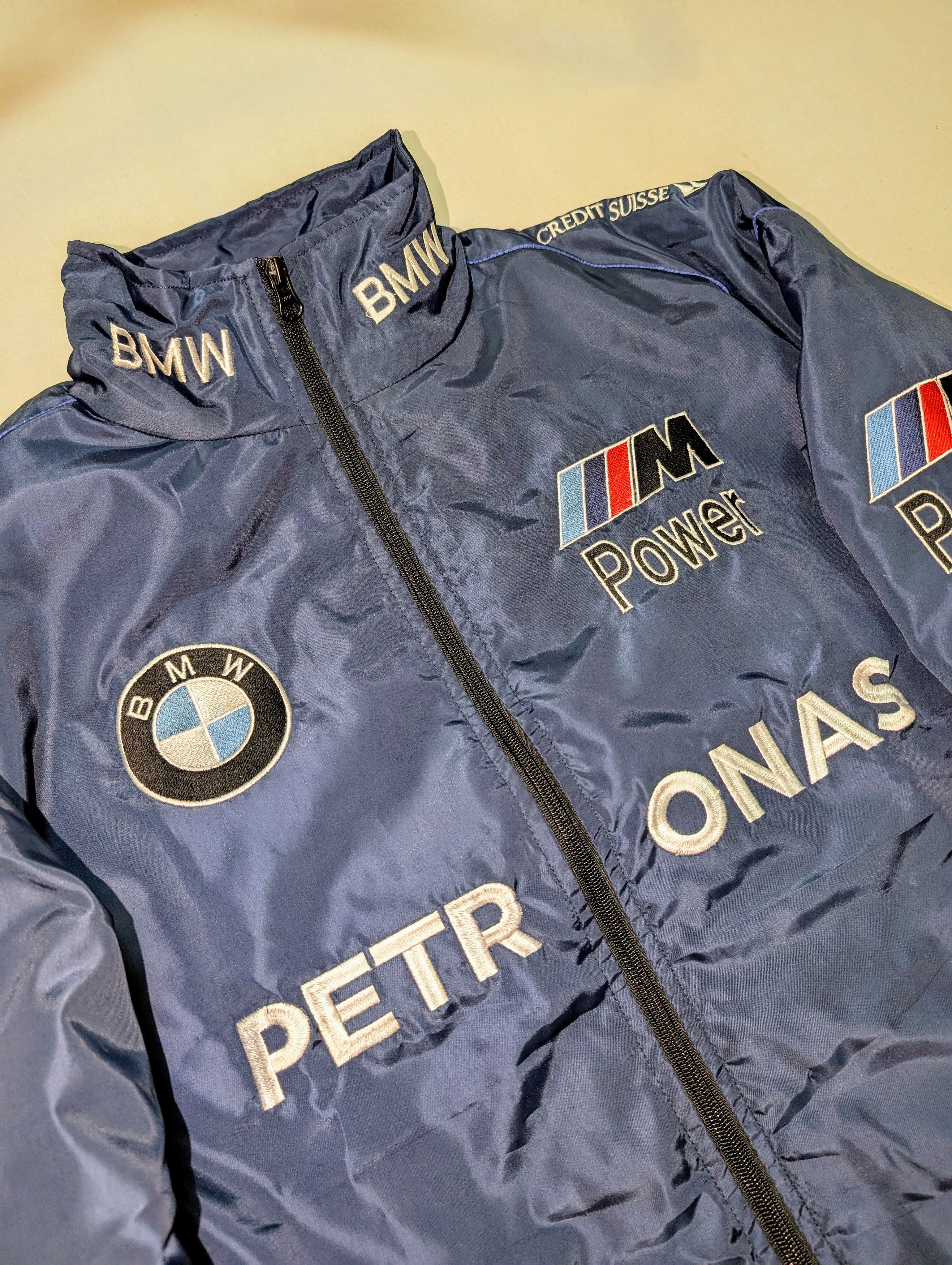 Vintage 💀🔥 BMW 💥💸 M Power Unisex Adults Racing Jacket Coats Size US XL / EU 56 / 4 - 5 Thumbnail