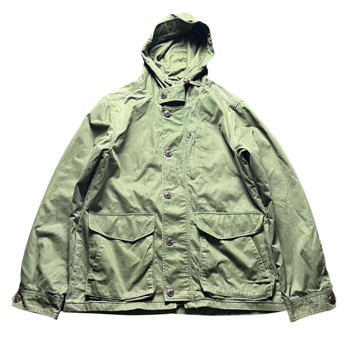If Six Was Nine × Japanese Brand × Le Grande Bleu (L.G.B.) 🇯🇵 JAPANESE BRAND IKKA ARMY STYLE JACKET Size US L / EU 52-54 / 3 - 1 Thumbnail