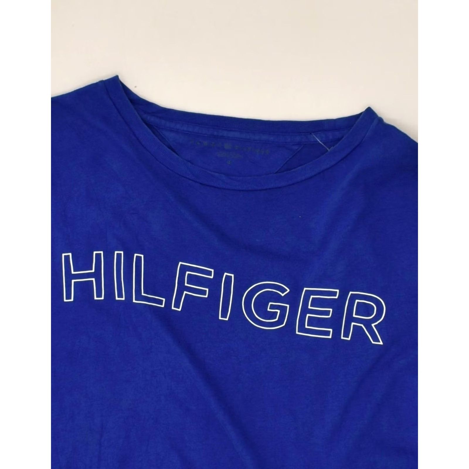 Tommy Hilfiger TOMMY HILFIGER Mens T-Shirt Top Medium Blue Cotton Graphic Size US M / EU 48-50 / 2 - 3 Thumbnail