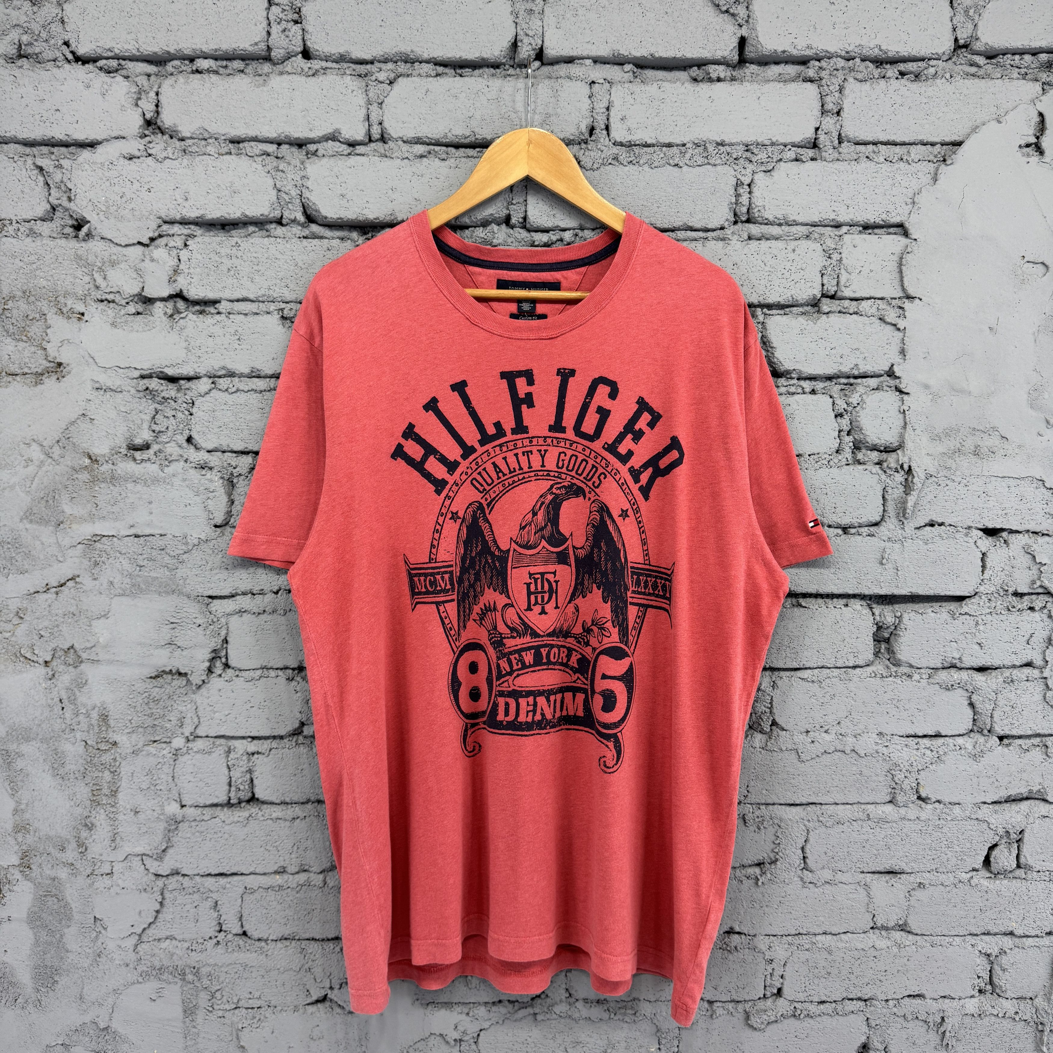 Tommy Hilfiger Tommy Hilfiger Icon Big Print Tshirt Size US XL / EU 56 / 4 - 1 Thumbnail