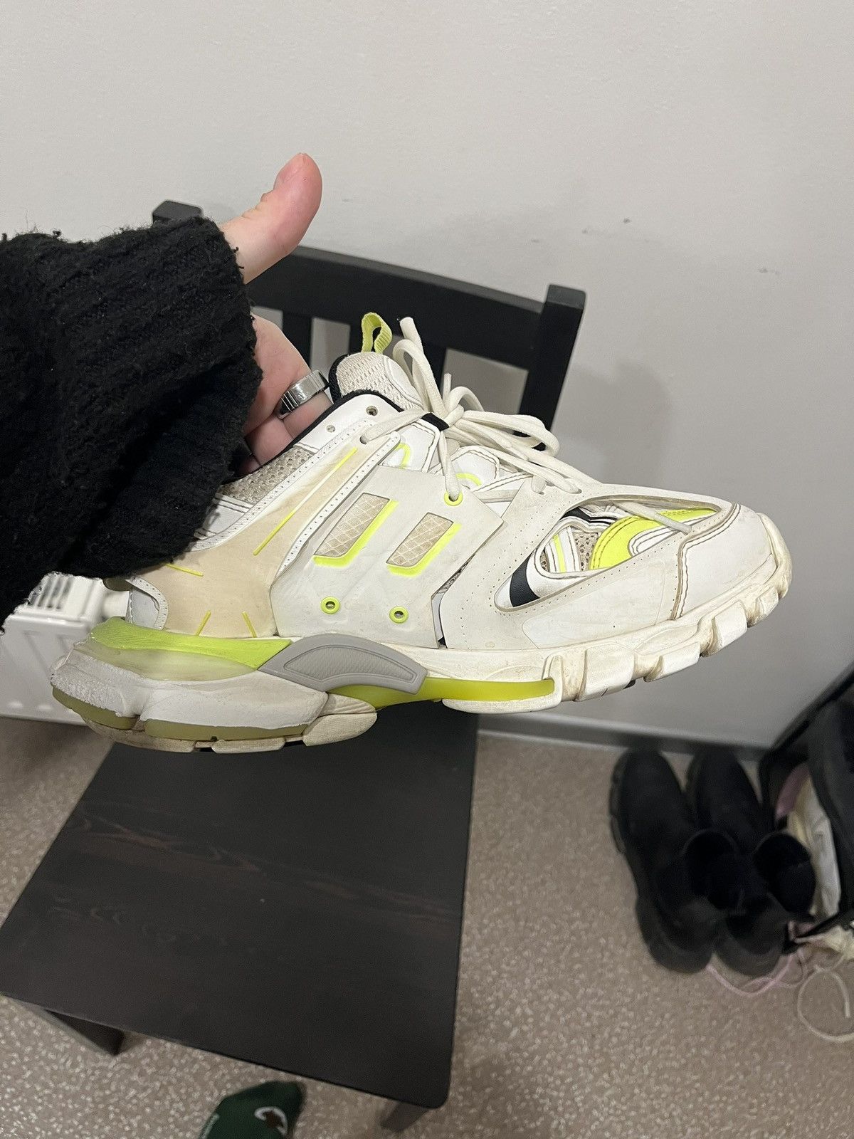 Balenciaga Balenciaga track v1 neon yellow white Size US 8 / EU 41 - 7 Thumbnail