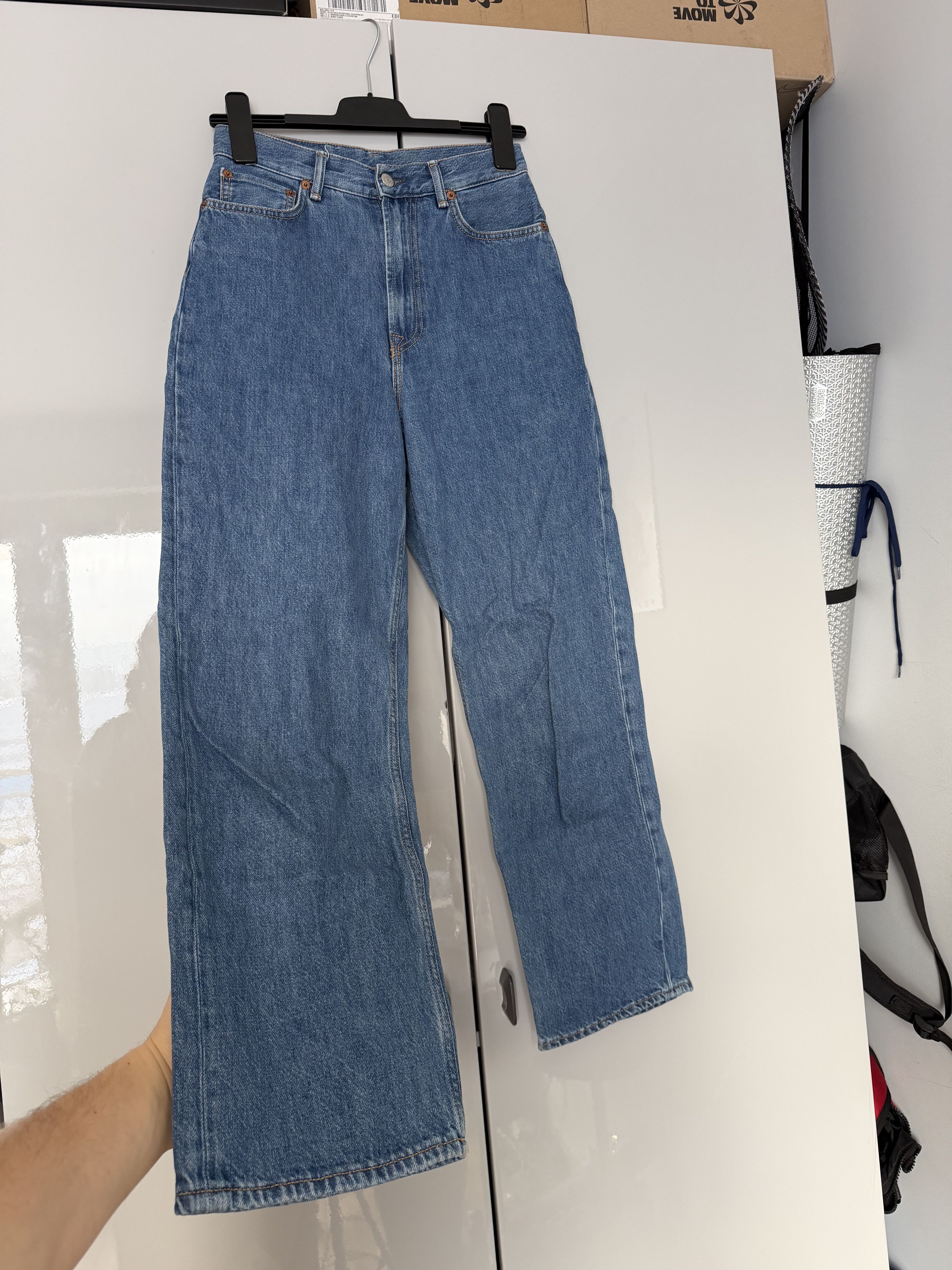 Acne Studios Acne Studios 1996 Dark Blue Trash FW18 | Grailed