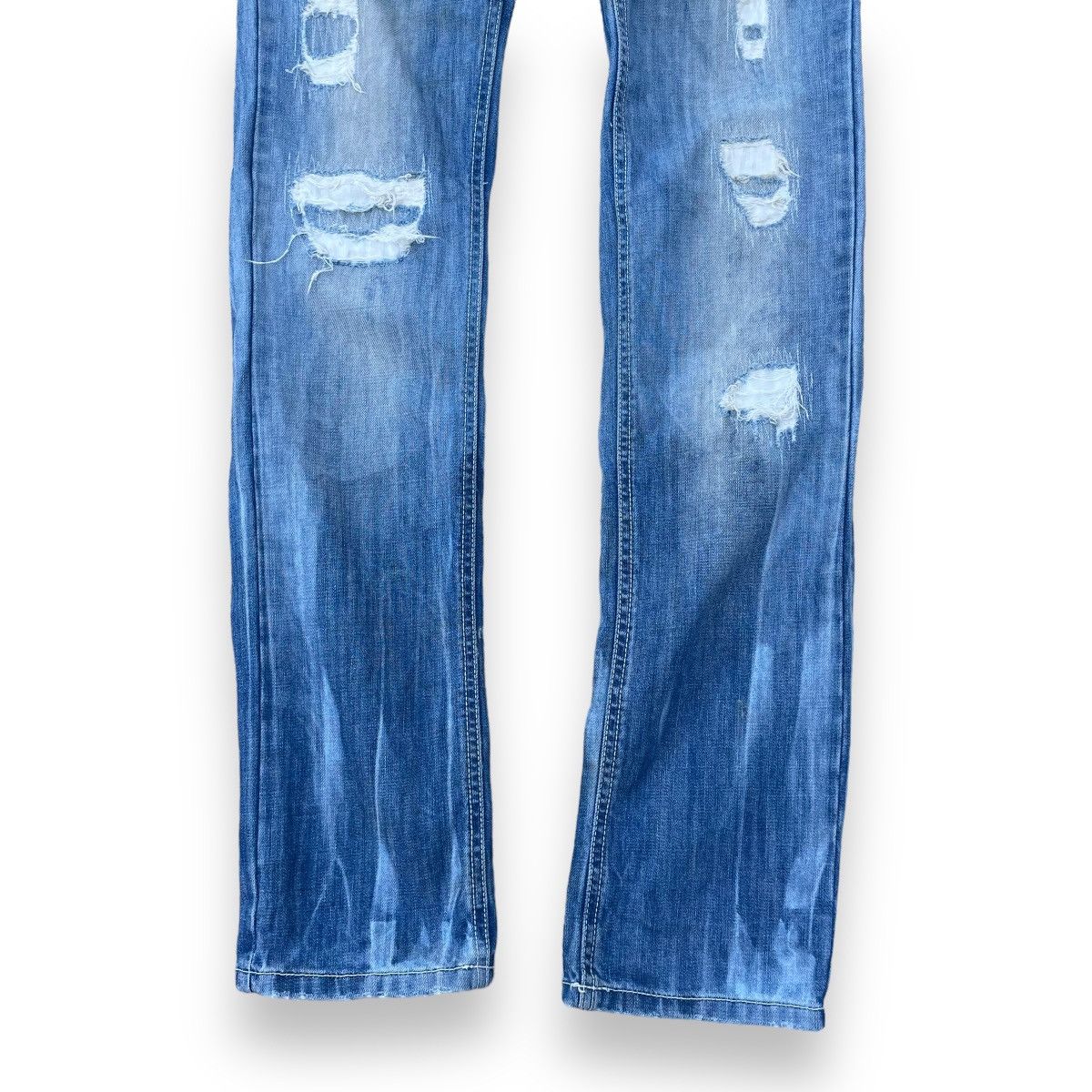 20471120 × Absolut Joy × Beauty Beast 🇯🇵 ABSOLUT JOY DISTRESSED LGB IFSIXWASNINE DENIM PANTS Size US 30 / EU 46 - 4 Thumbnail