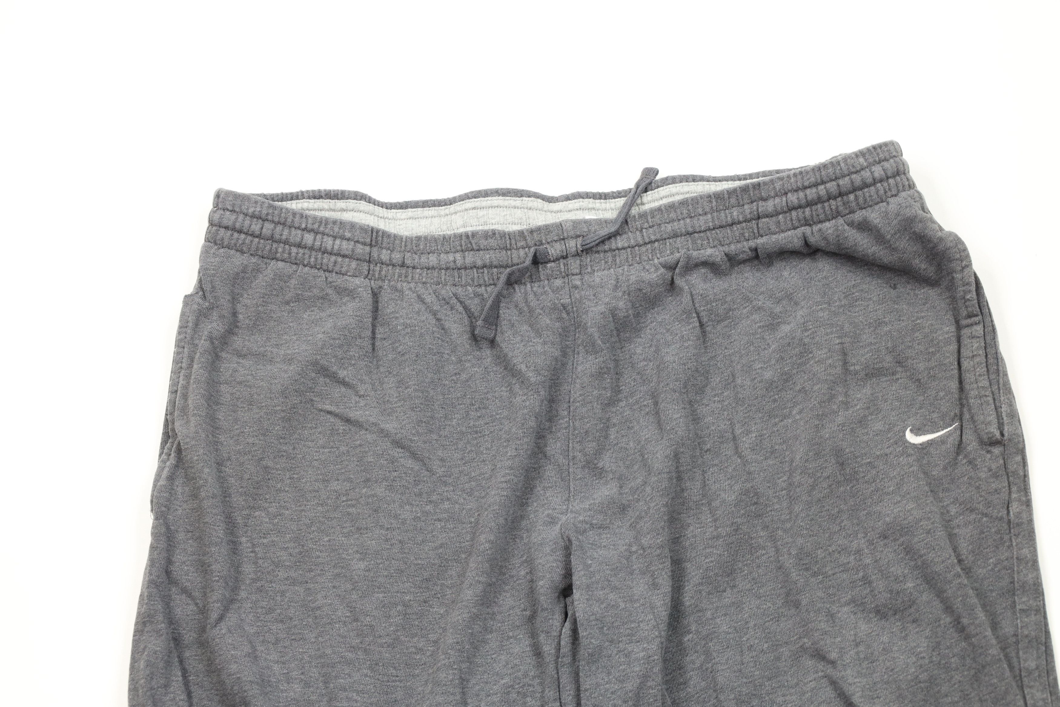 Nike Vintage Nike Travis Scott Mini Swoosh Wide Leg Pants Gray Size US 40 / EU 56 - 2 Thumbnail