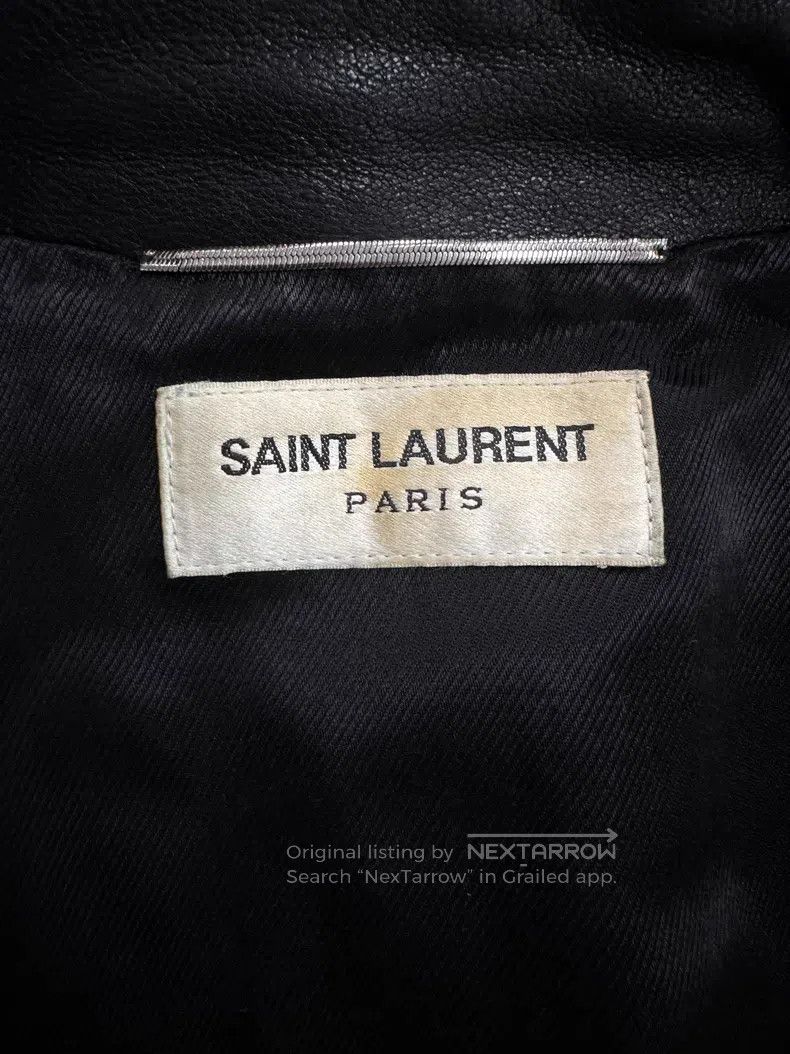 Saint Laurent Paris Saint Laurent Paris Double Pocket Sheepskin Lapel Slim Jac Size US S / EU 44-46 / 1 - 5 Thumbnail