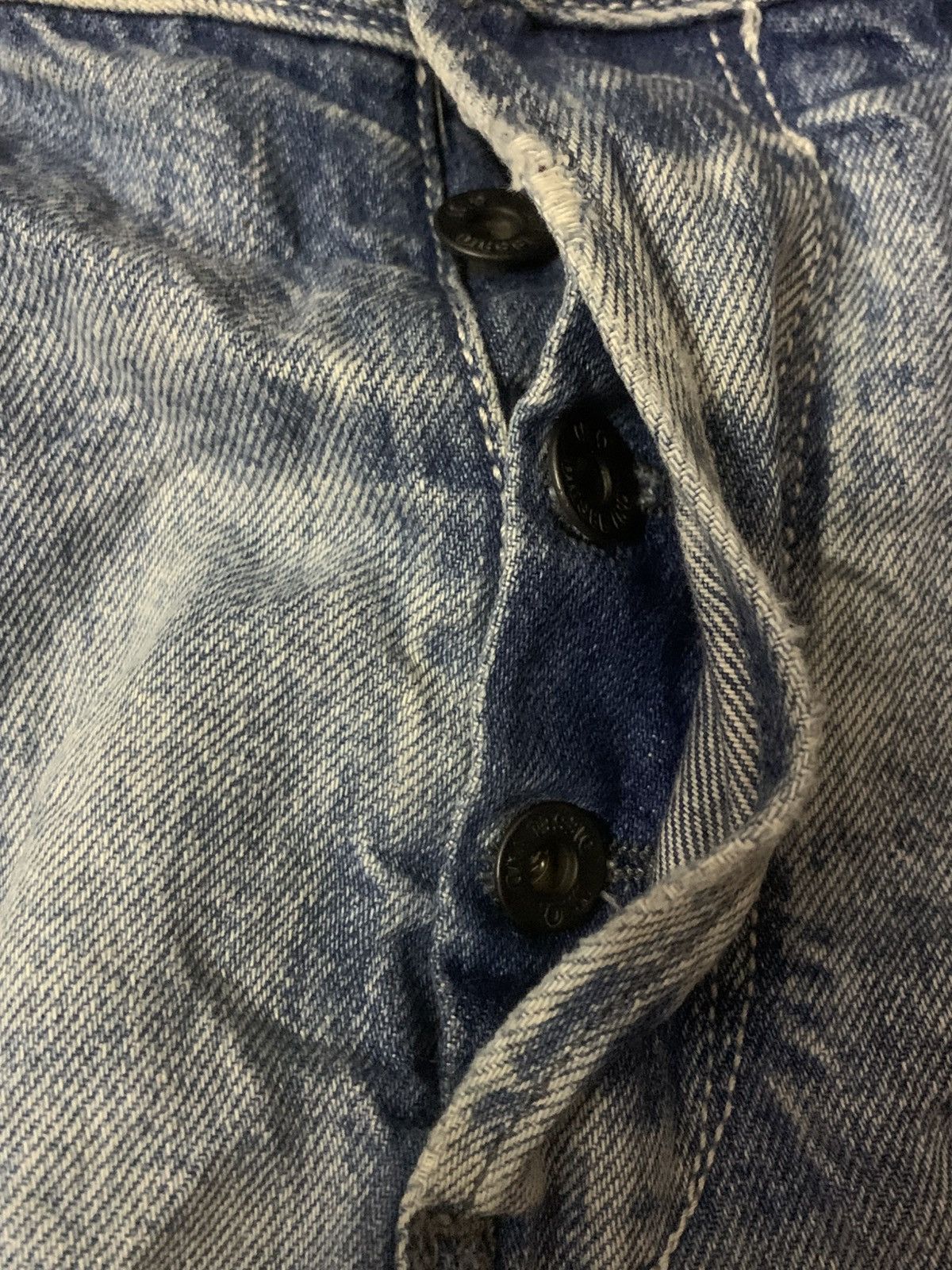 Diesel Diesel Loiku Distressed Flare Denim Jeans Size US 34 / EU 50 - 7 Thumbnail
