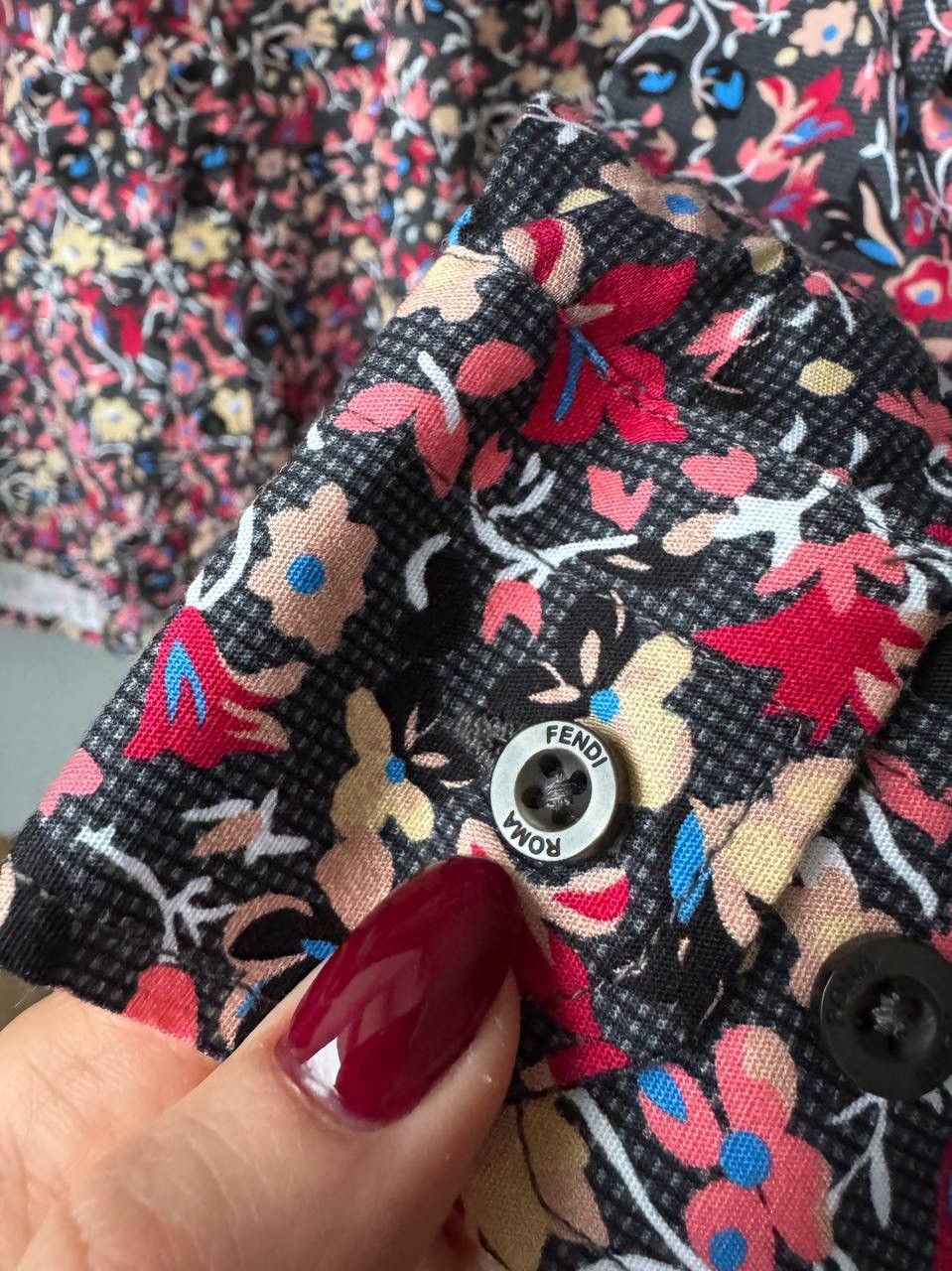 Fendi Fendi Floral Print Shirt Size US M / EU 48-50 / 2 - 4 Thumbnail