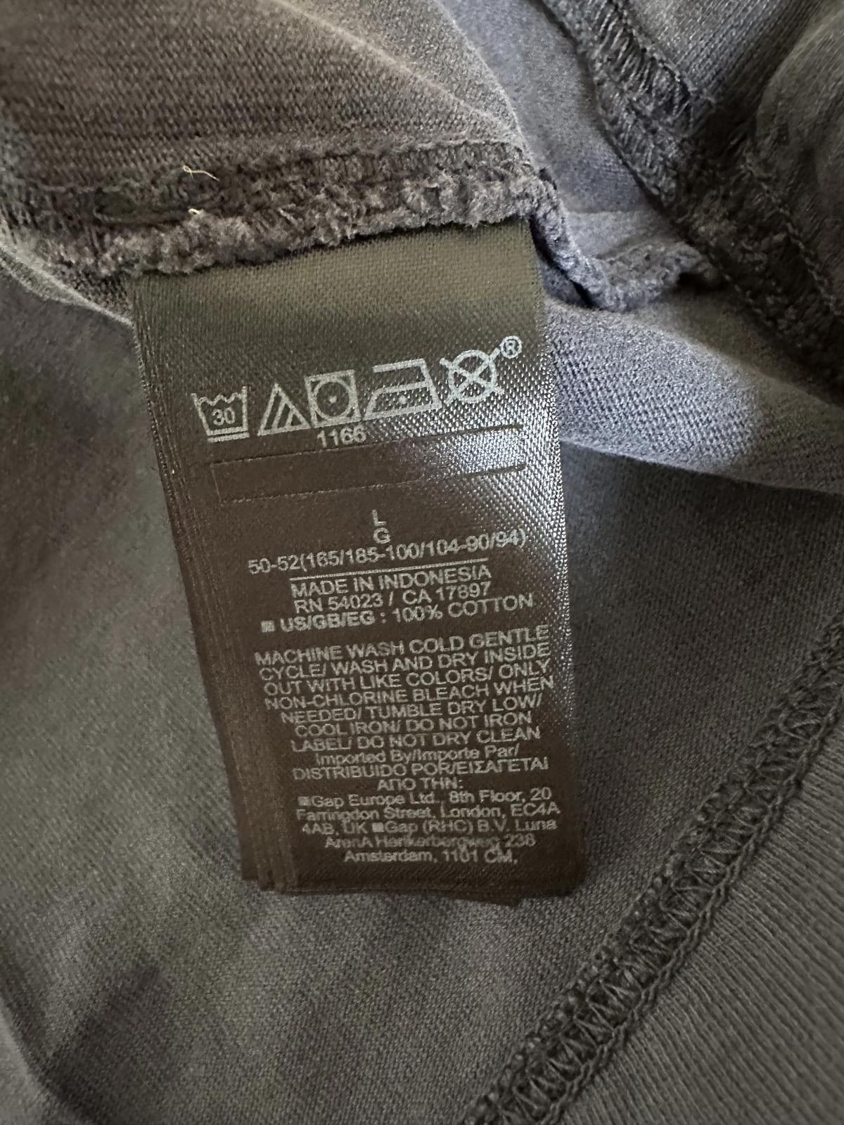 Yeezy Unreleased Poetic Black Yeezy Gap Tee Size L Size US L / EU 52-54 / 3 - 5 Thumbnail