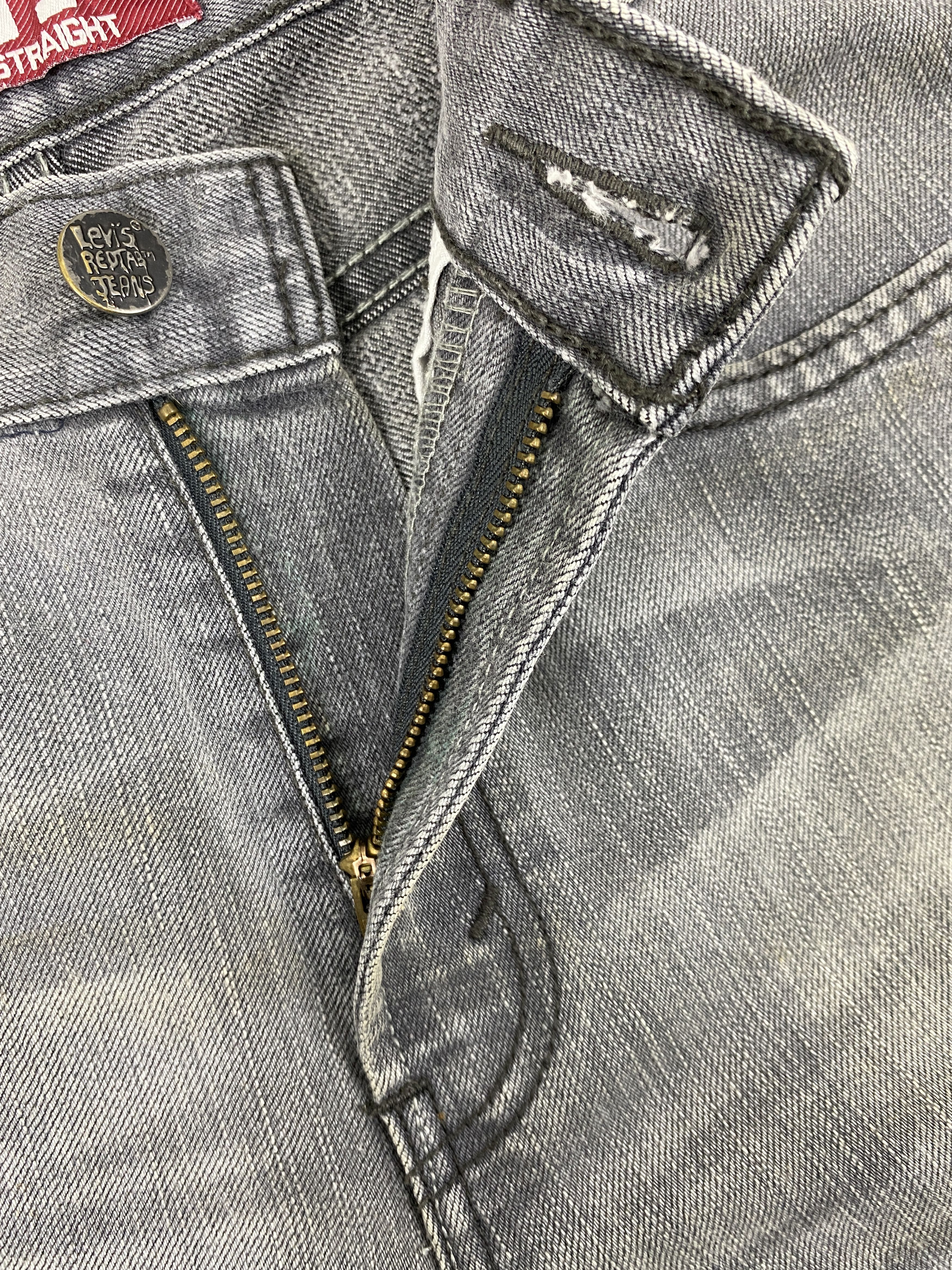 Levi's Distressed Grey Vintage Levi's 514 29x28.5 Denim -JN1932 Size US 29 - 6 Thumbnail