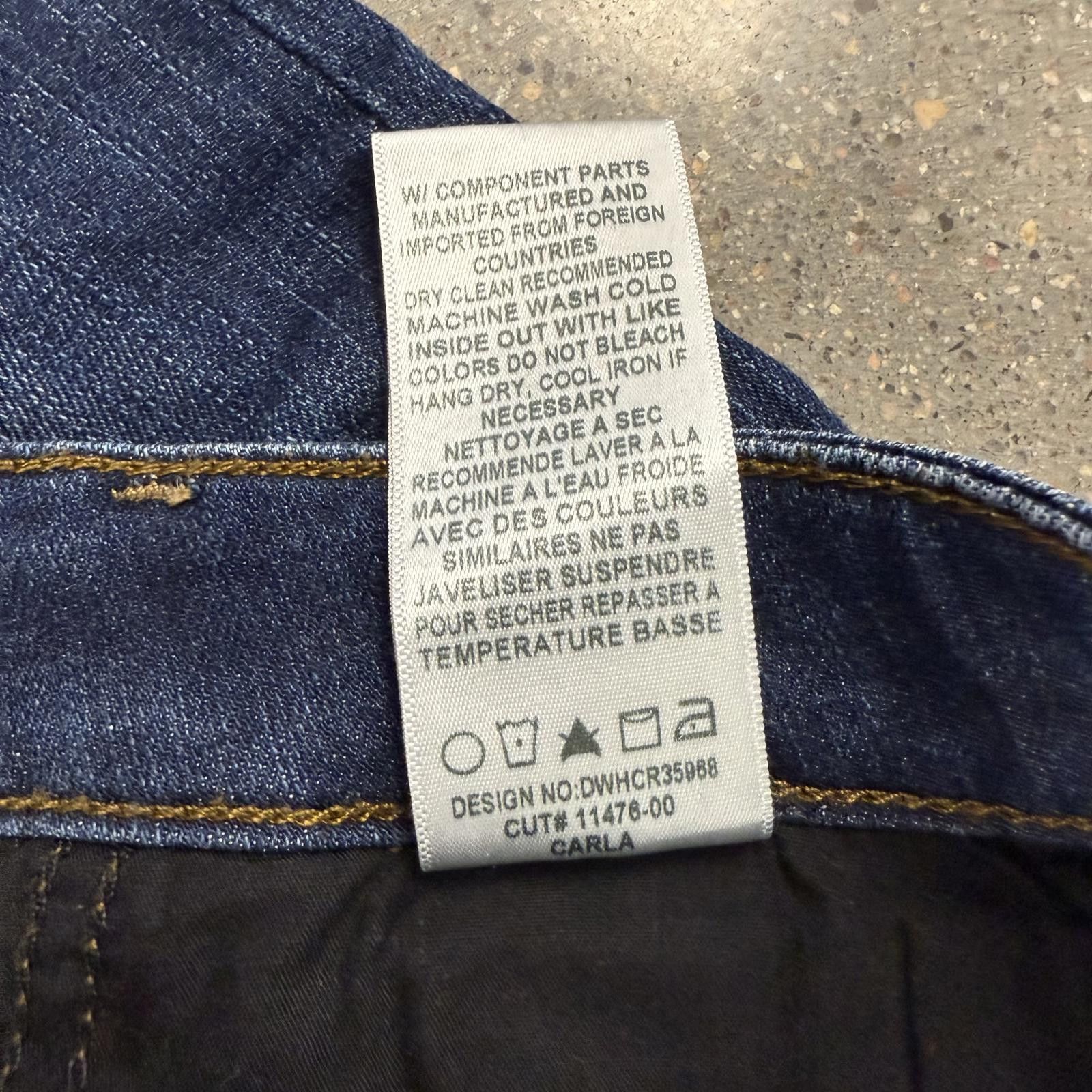 Designer Joe's Skinny Premium Denim Dark Wash Jeans - W 29 Size 29" - 9 Thumbnail