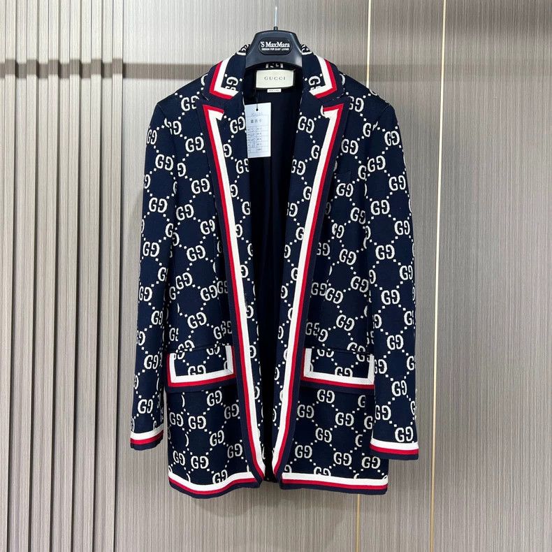 Gucci Gucci Full-print old-fashioned suit jacket 2504-Nextarrow Size S / US 4 / IT 40 - 1 Thumbnail