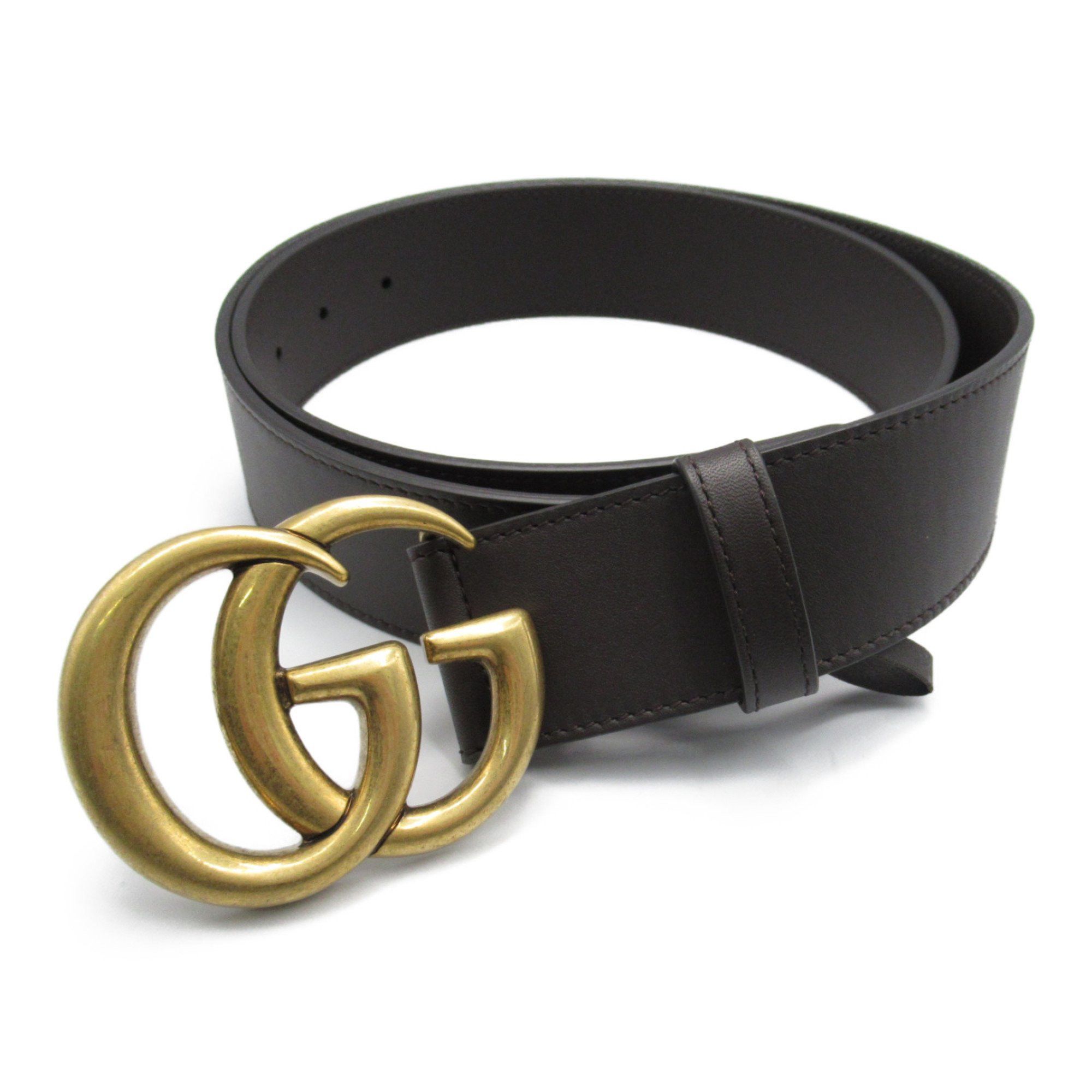 image of Gucci Belt Brown Leather 397660Ap00T2145100, Women's