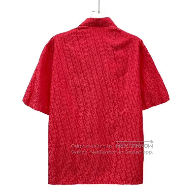 Dior Dior 23 red logo dark pattern jacquard full print mulberry Size US XXS / EU 40 - 2 Thumbnail