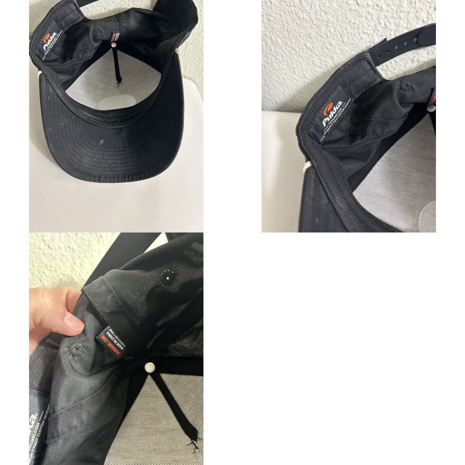 Vintage Tattoo Country Club SnapBack Baseball Hat Black Golf Adjustable Men Adult Adjustable Hat Size ONE SIZE - 9 Thumbnail