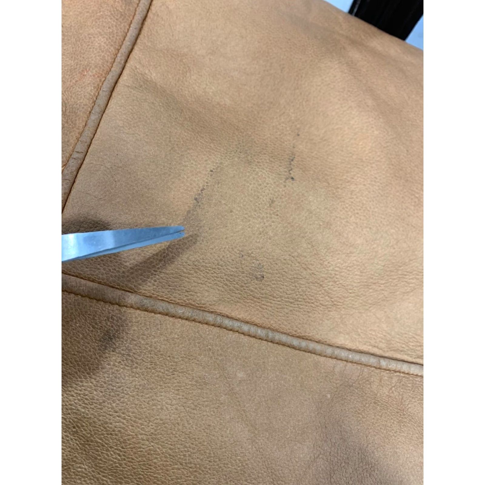 Vintage VINTAGE Shearling Coat Mens XL Leather Long Tan / Brown Sherpa Lined Overcoat Size US XL / EU 56 / 4 - 5 Thumbnail