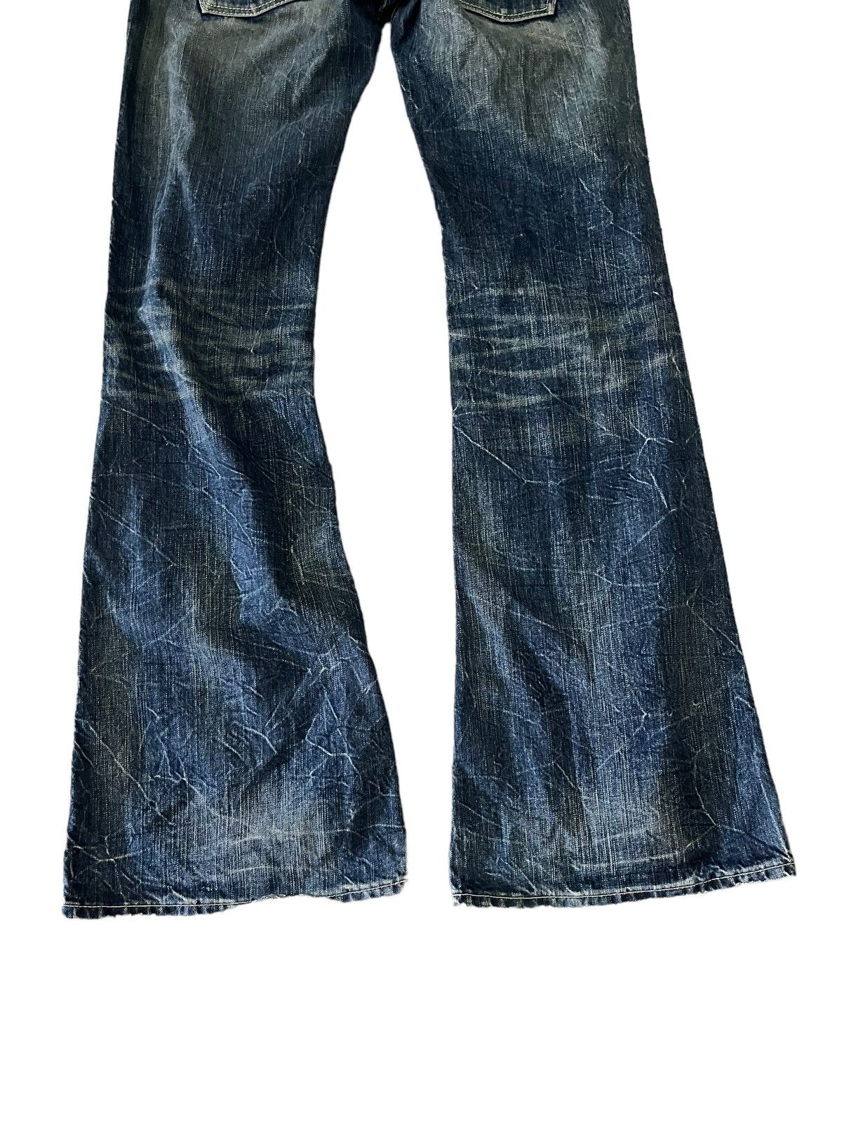 If Six Was Nine × Japanese Brand A Pair Vintage Brappers Japanes Brand Flare Jeans in size 32 Size US 32 / EU 48 - 6 Thumbnail