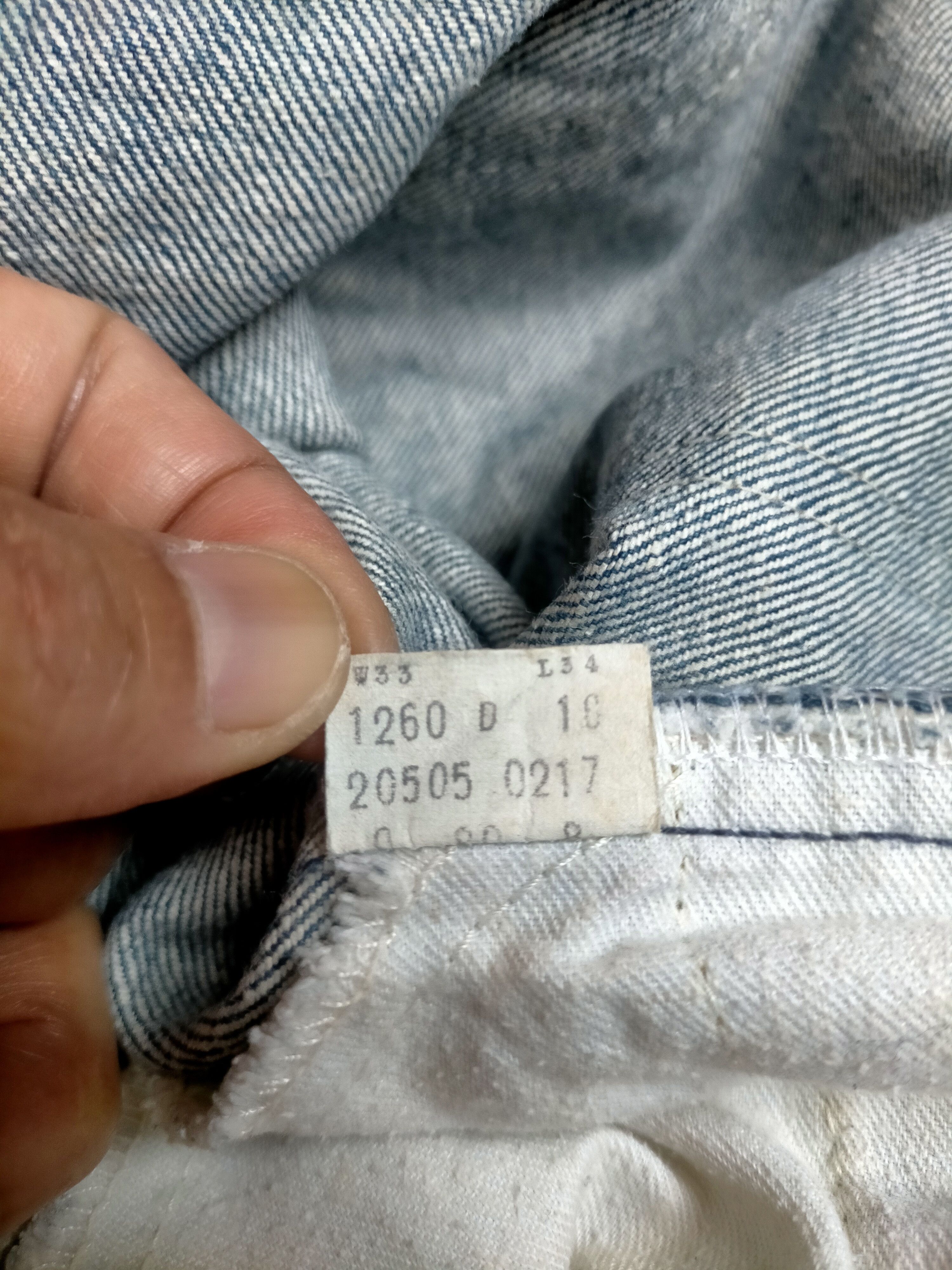 Levi's Vintage Clothing Vintage 80s Levis 505 Button Stamp No.8 Size US 31 - 13 Thumbnail